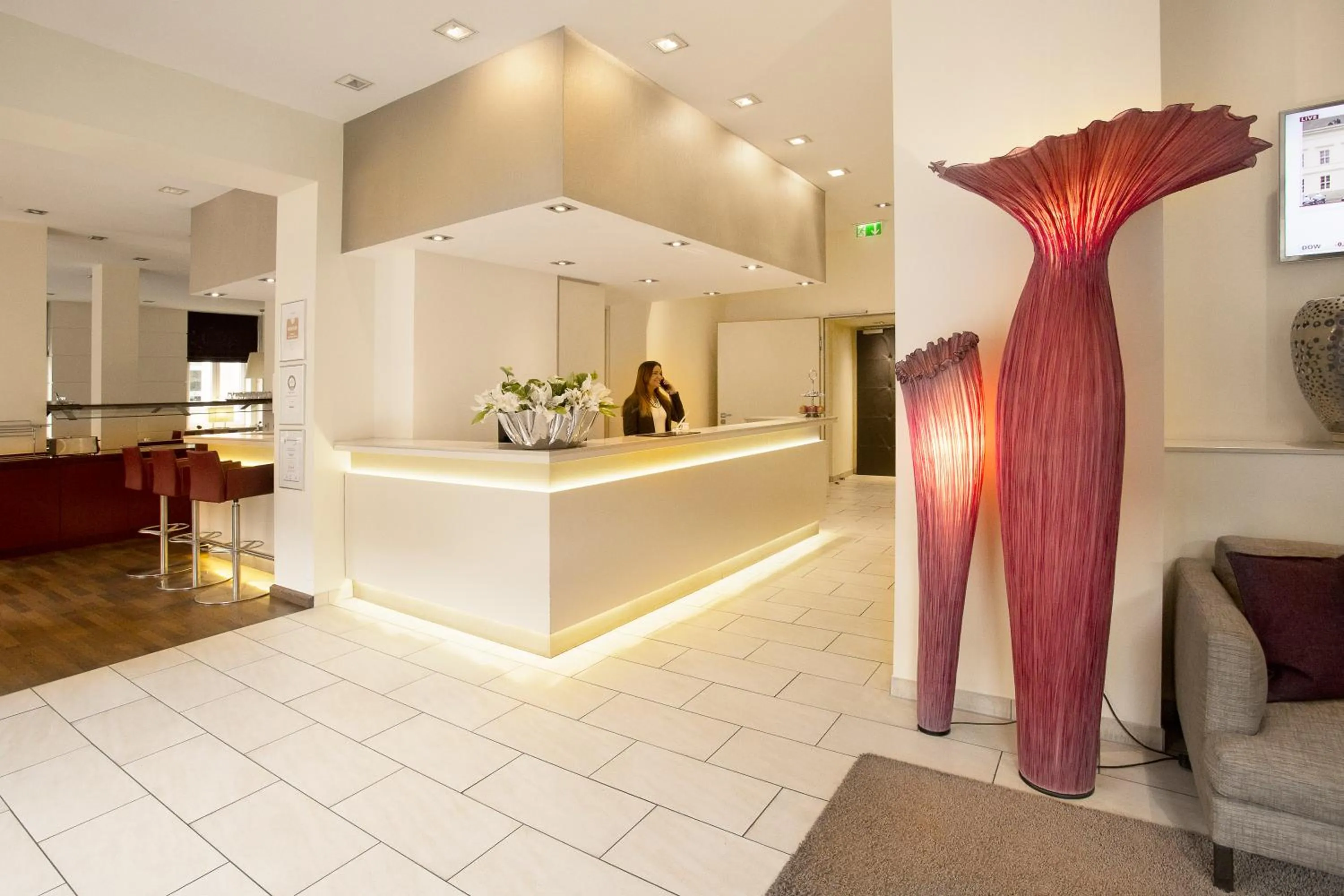 Lobby or reception in Hotel Hamburger Hof