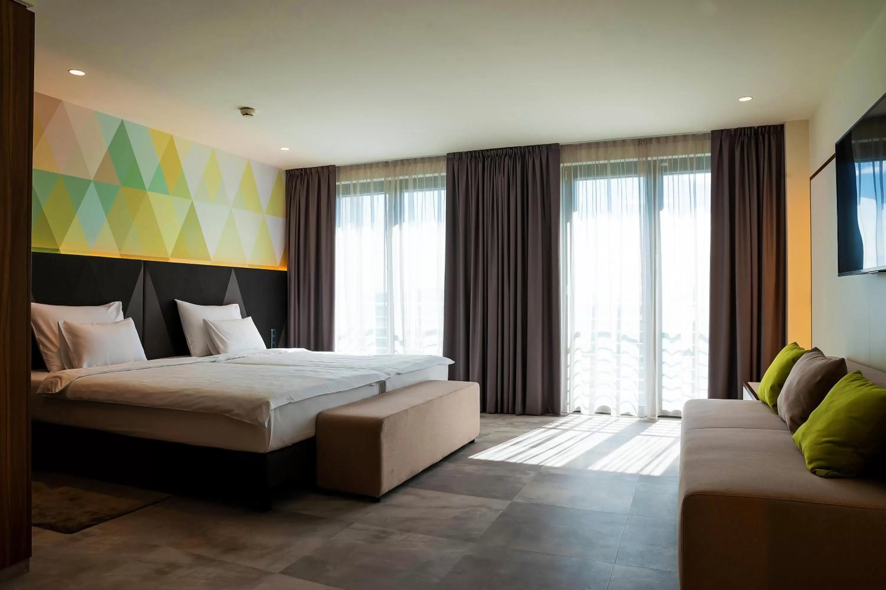 Bed in Doubletree by Hilton Ljubljana