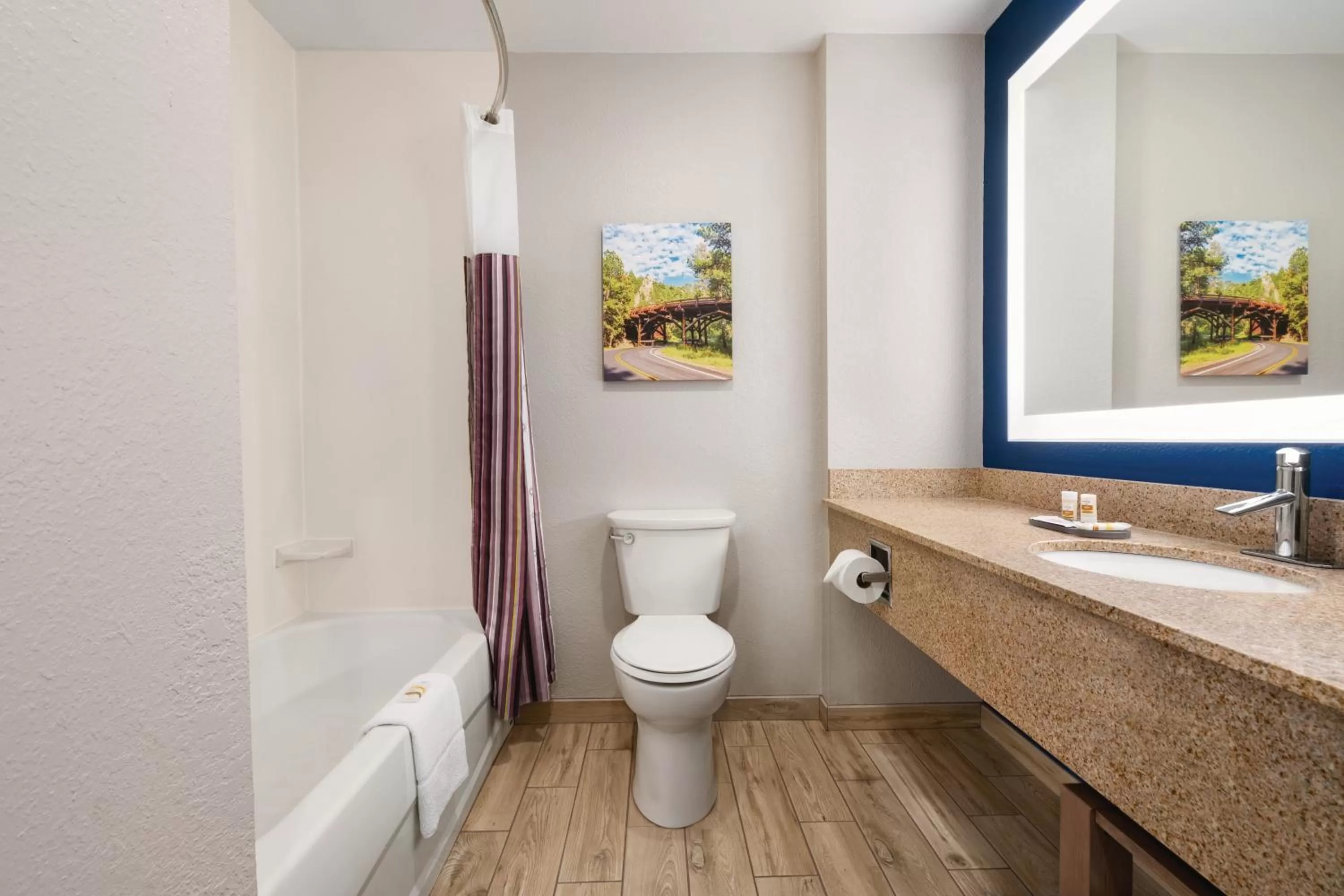 Bathroom in La Quinta Inn and Suites by Wyndham at WaTiki Waterpark