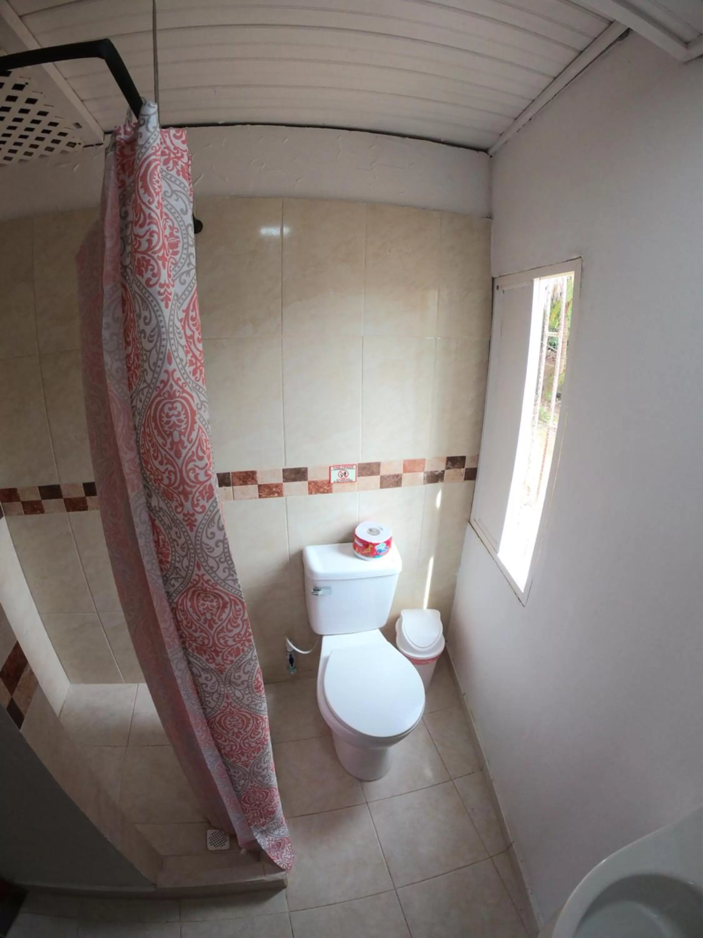 Bathroom in The Rock House Eco