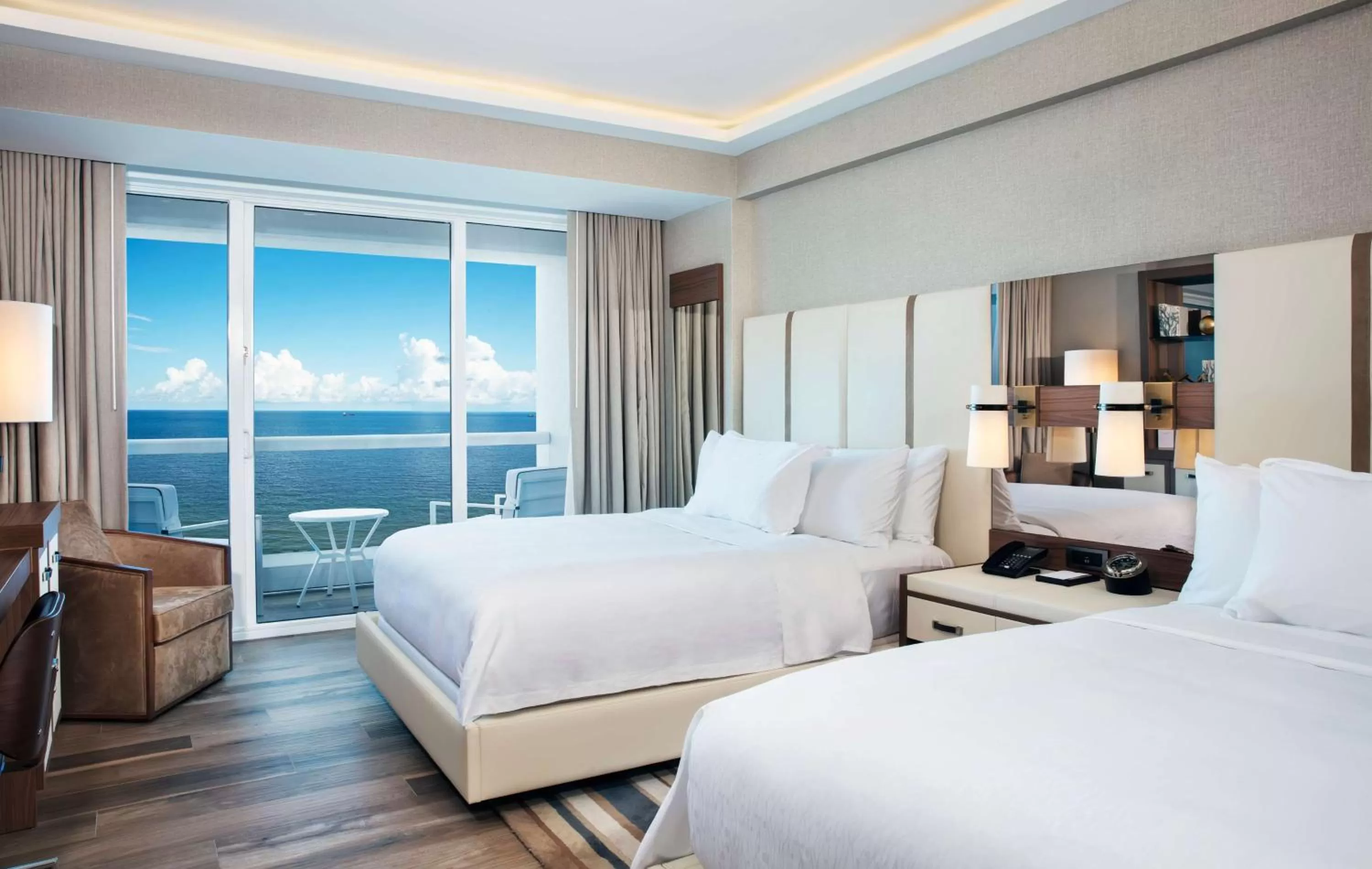 Bed in Conrad Fort Lauderdale Beach