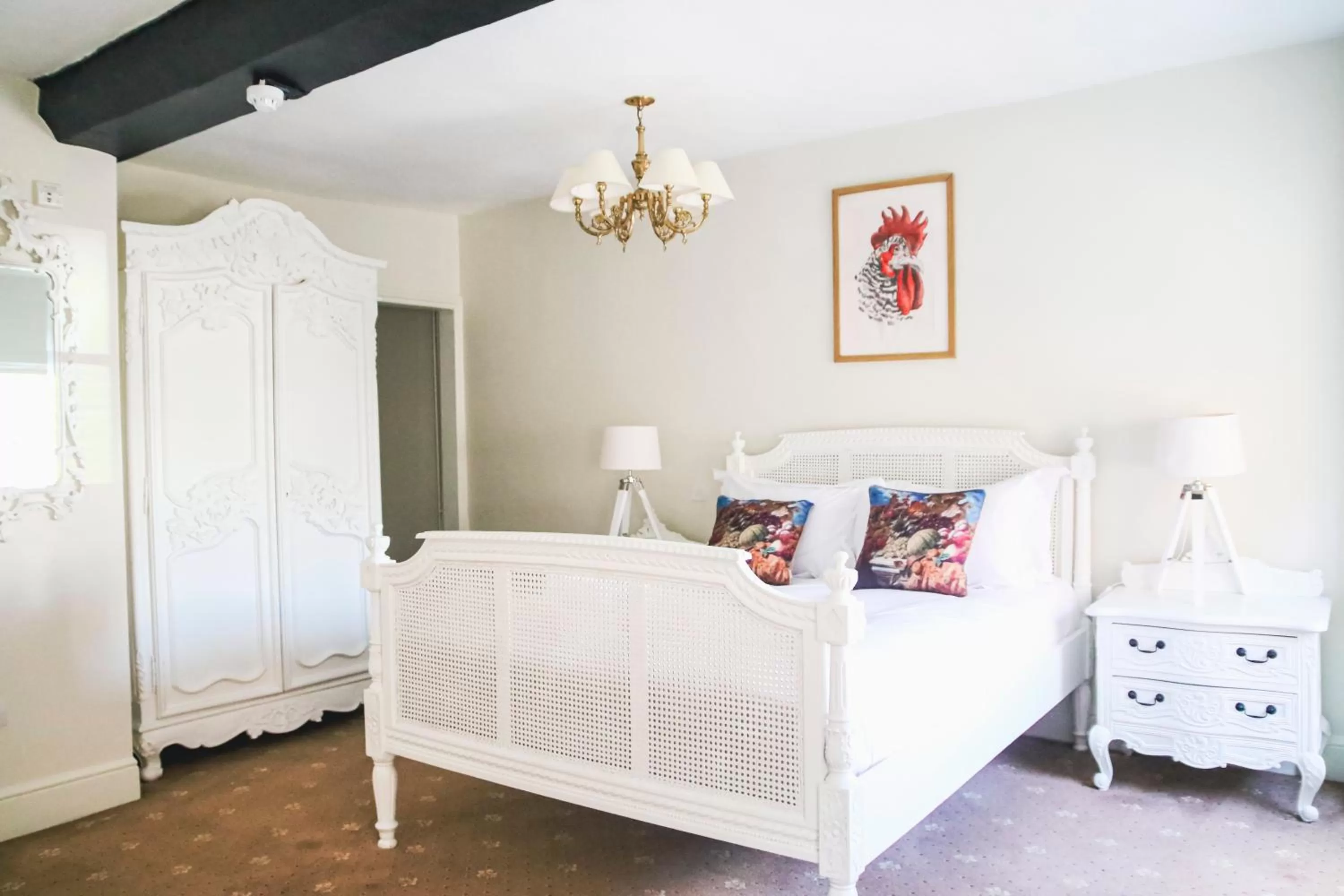 Bed in The Old Crown Coaching Inn