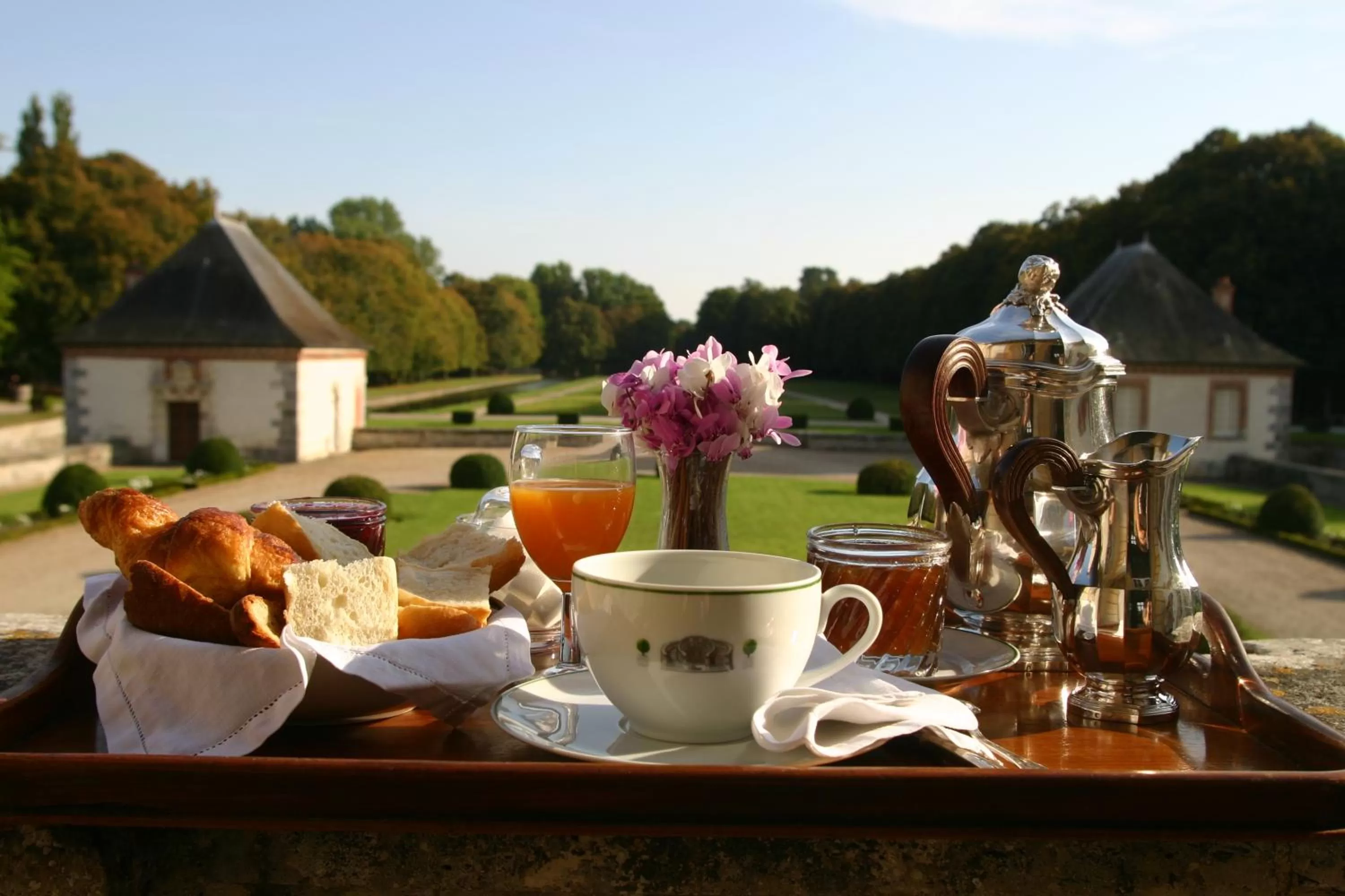 Food close-up in Château-Hôtel de Bourron