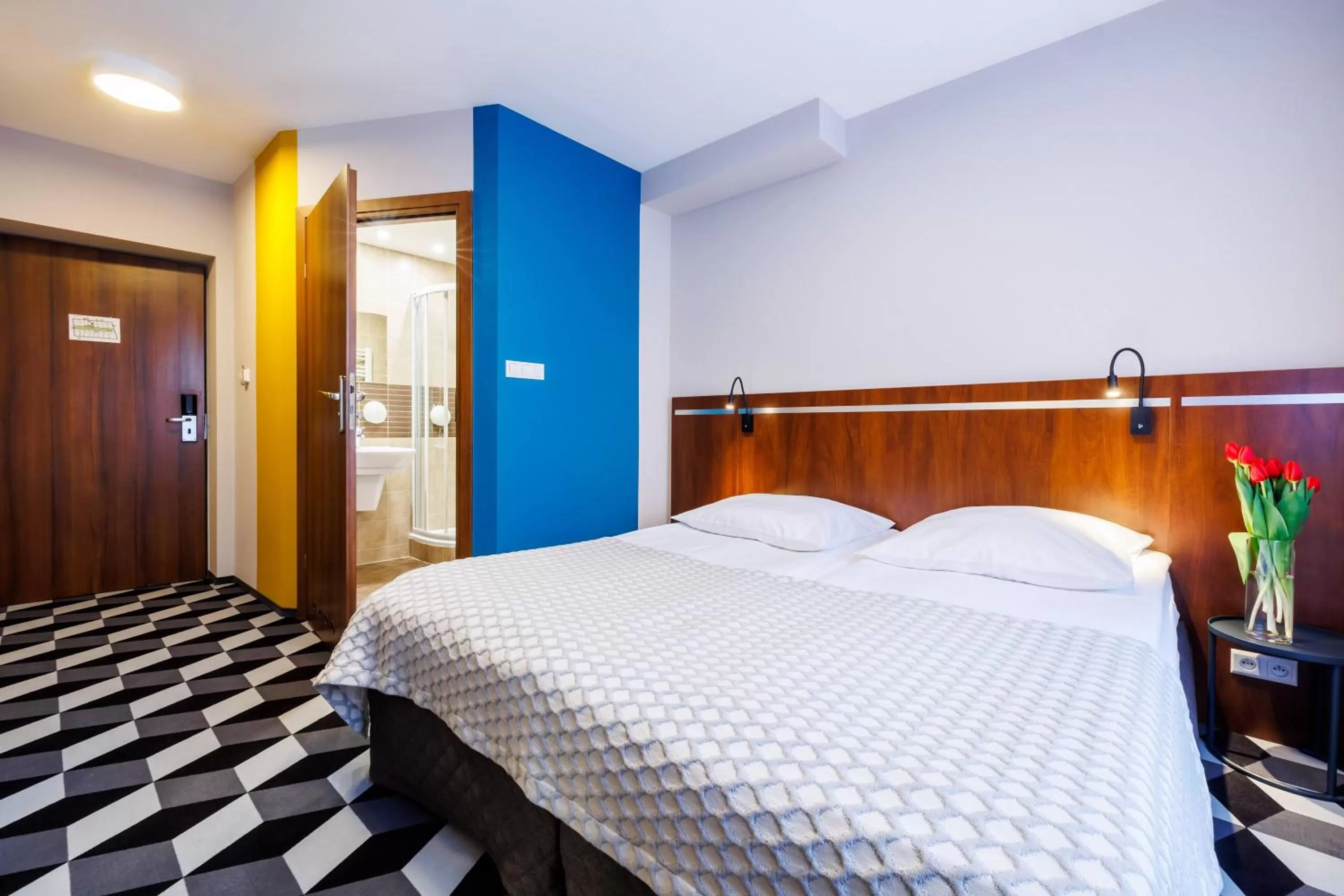 Bedroom, Bed in Hotel Wyspiański