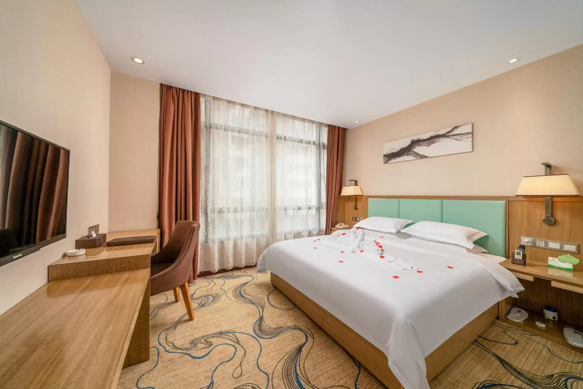 Deluxe Queen Room in Guangzhou Boyi Hotel Deluxe Queen Room in Guangzhou Boyi Hotel