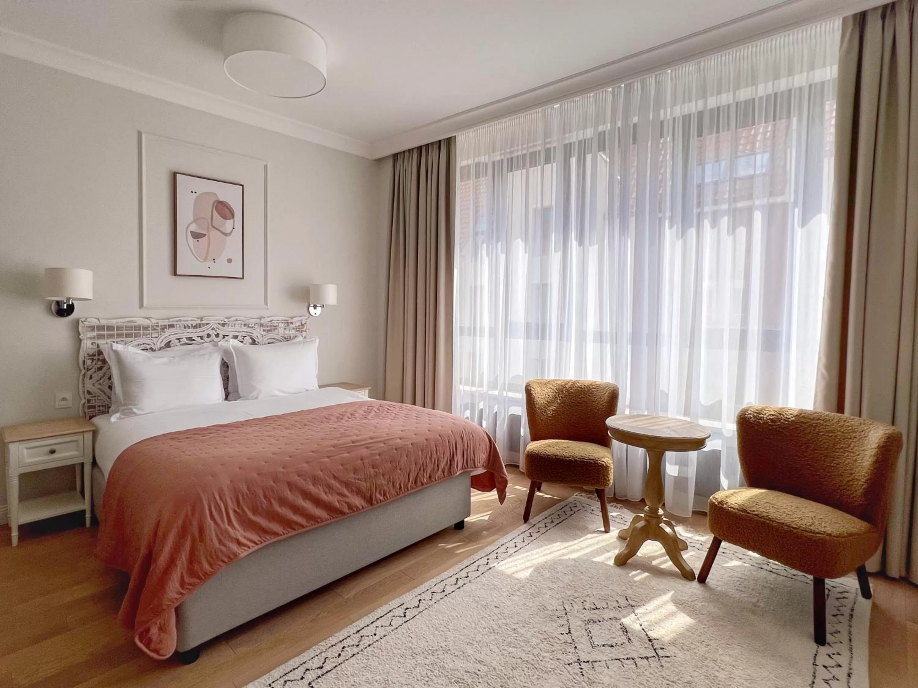 Bed in Kurkowa Apartments