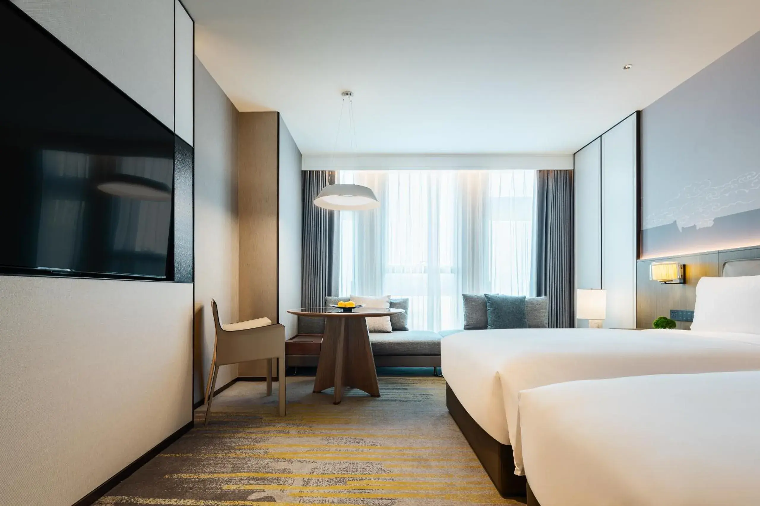 Craftsmanship Twin Room in Grand Metropark Yuantong Hotel Beijing Craftsmanship Twin Room in Grand Metropark Yuantong Hotel Beijing