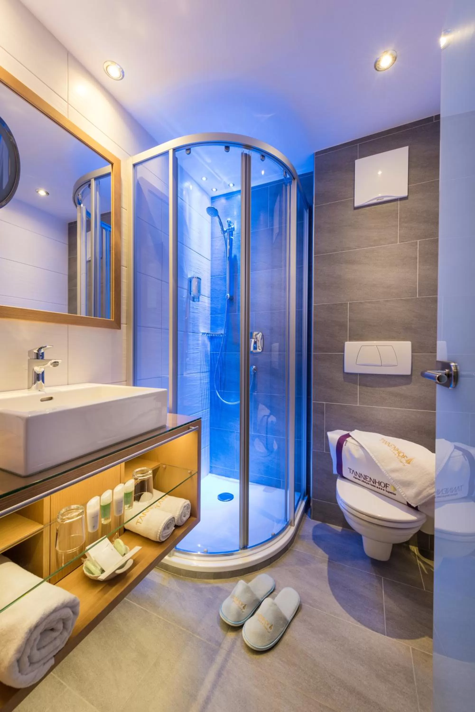 Bathroom in Alpines Lifestyle Hotel Tannenhof