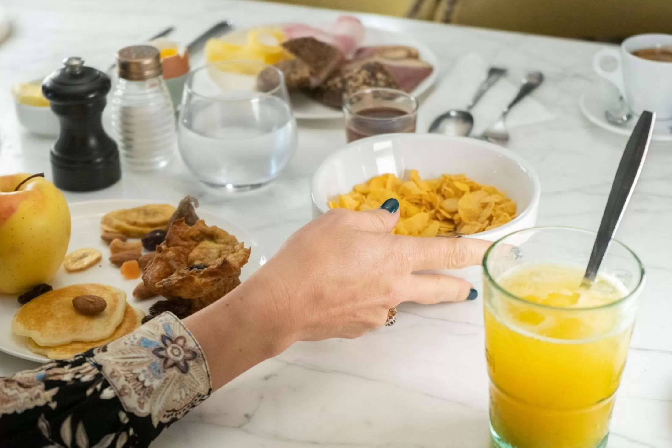 Buffet breakfast in Monsieur Miot Concept Hotel - Bastia centre