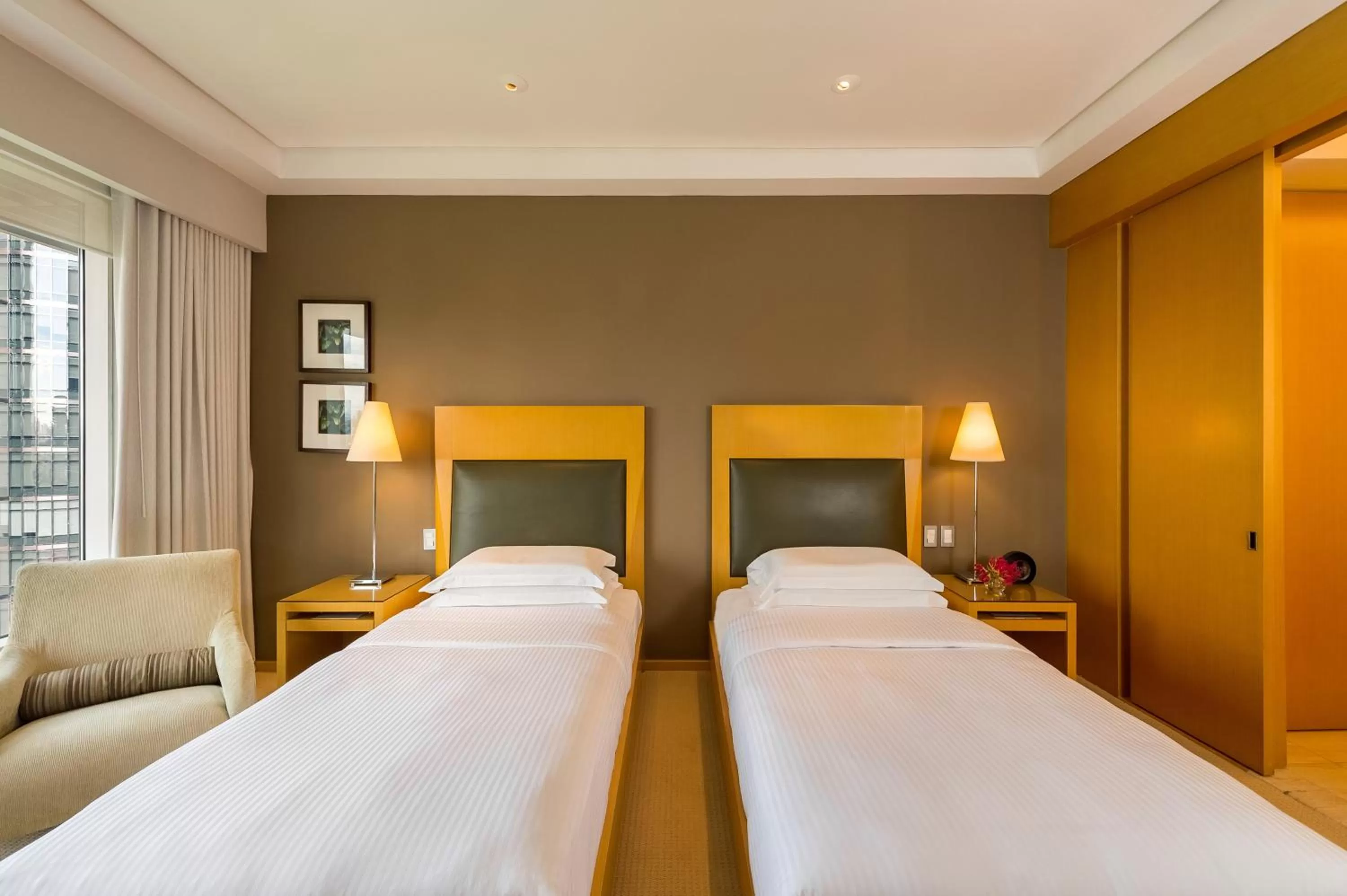 Bed in Grand Hyatt São Paulo