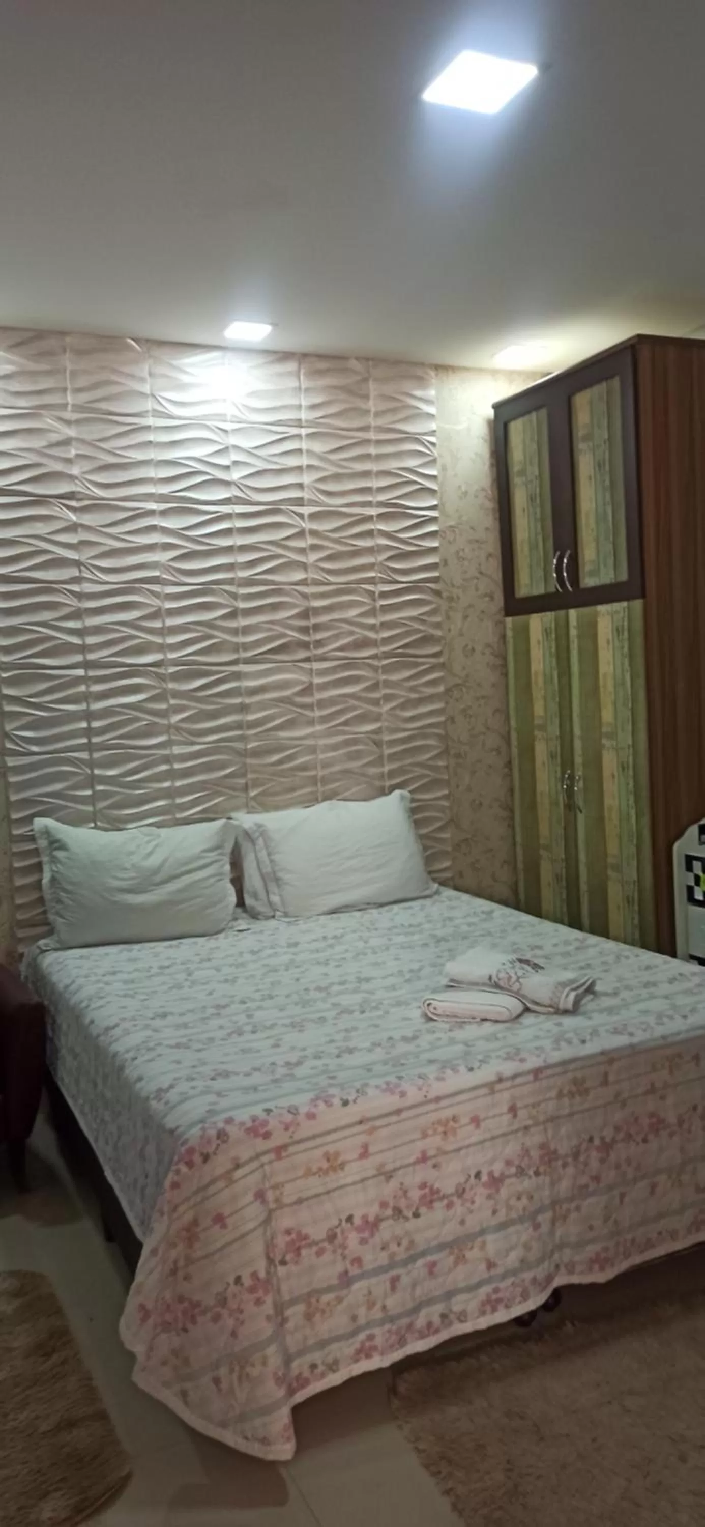 Bed in Pousada Bom Sono