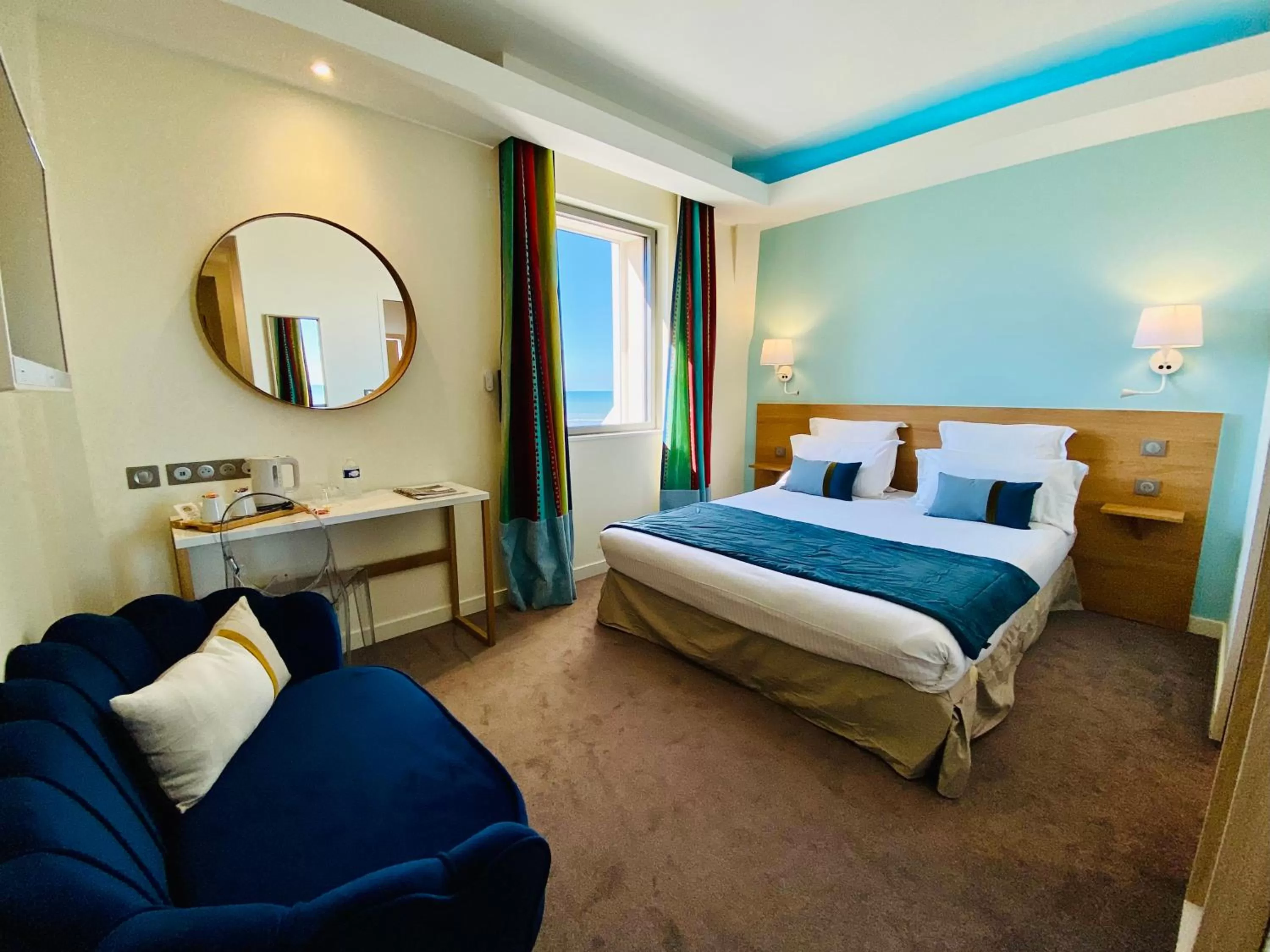 Bed in Hôtel Outre-Mer - Villa Le Couchant