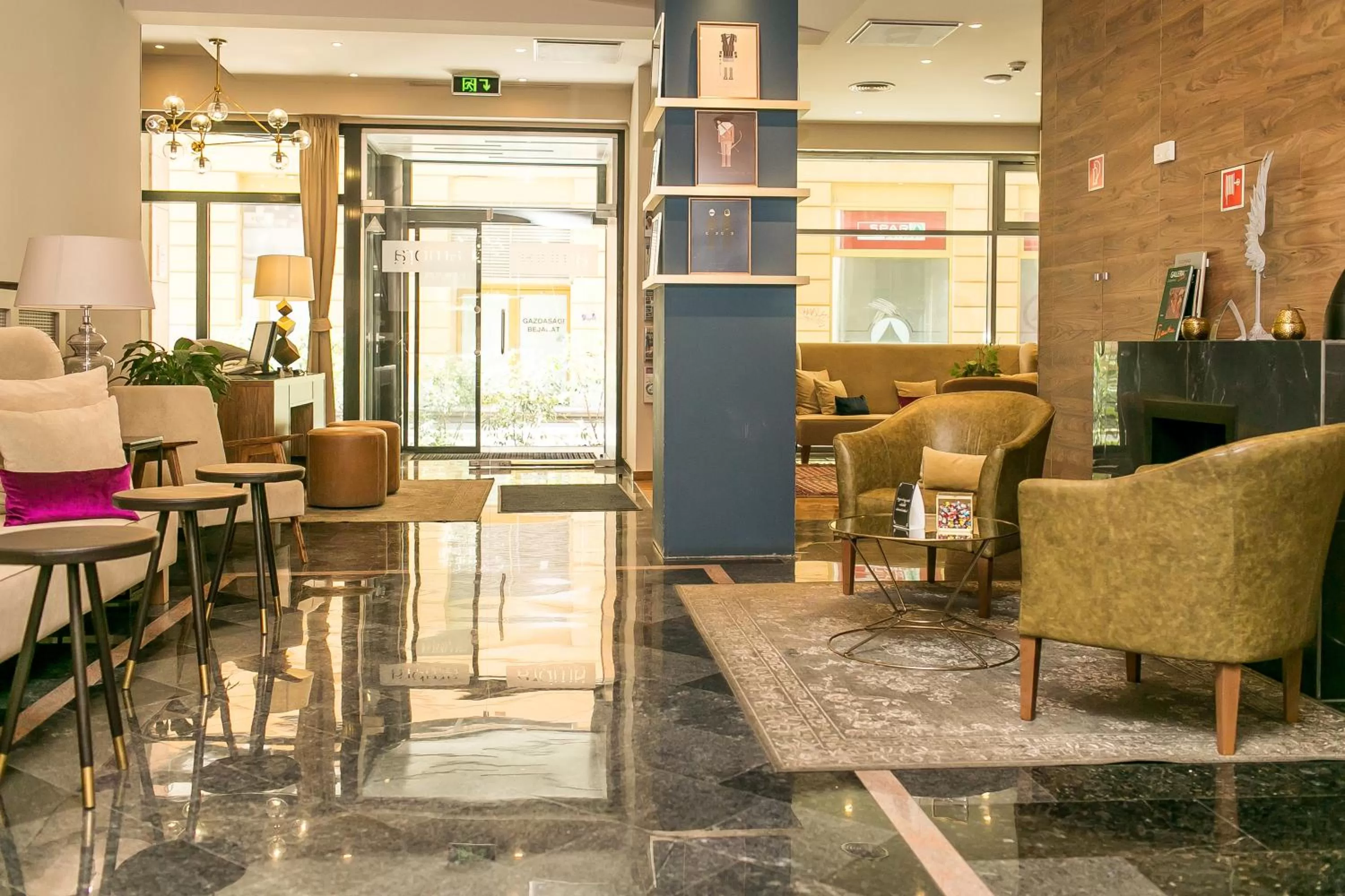 Lobby or reception in Ambra Hotel