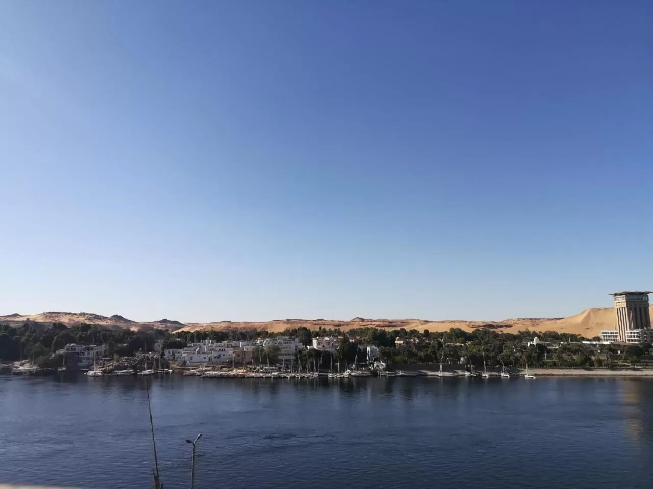 Natural landscape in Philae Hotel Aswan