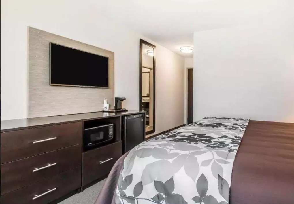 Bed in Sleep Inn & Suites Hannibal West