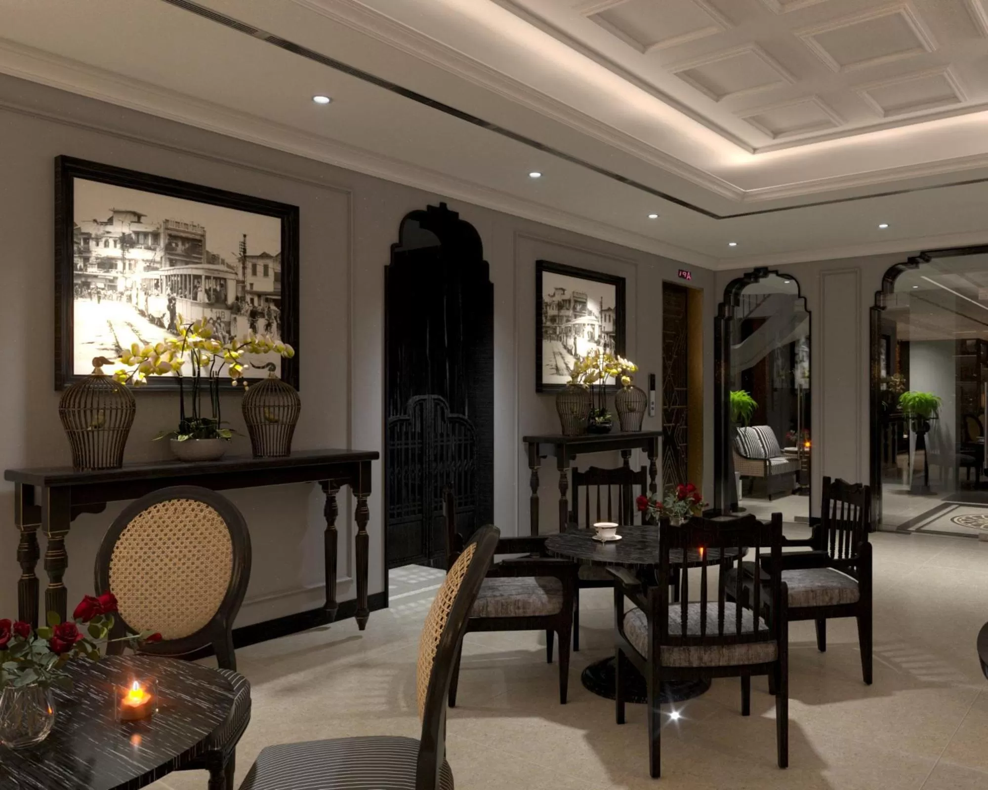 Seating area in Aviary Hanoi Hotel & Travel