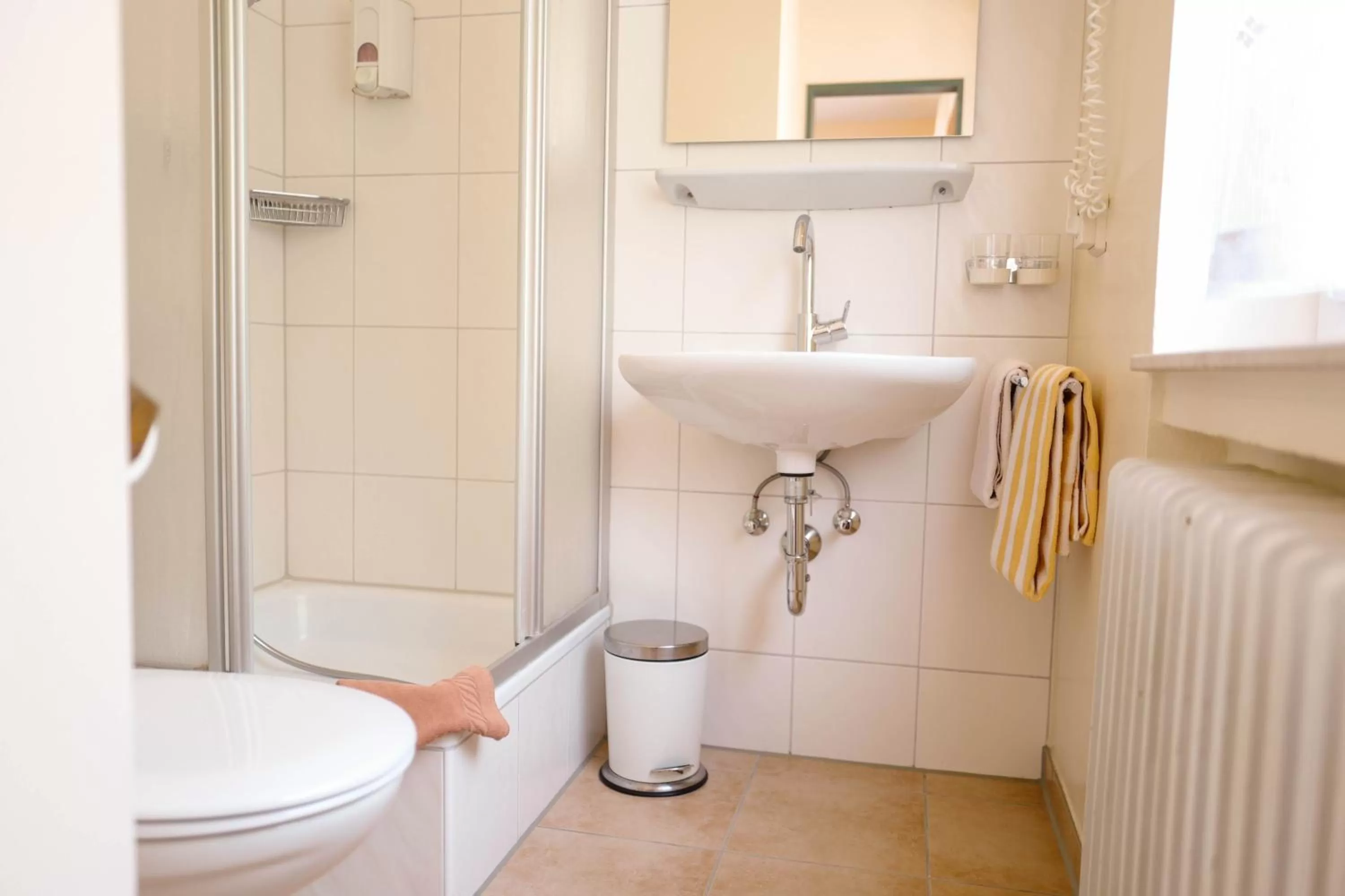 Shower in Hotel Restaurant Sennerbad