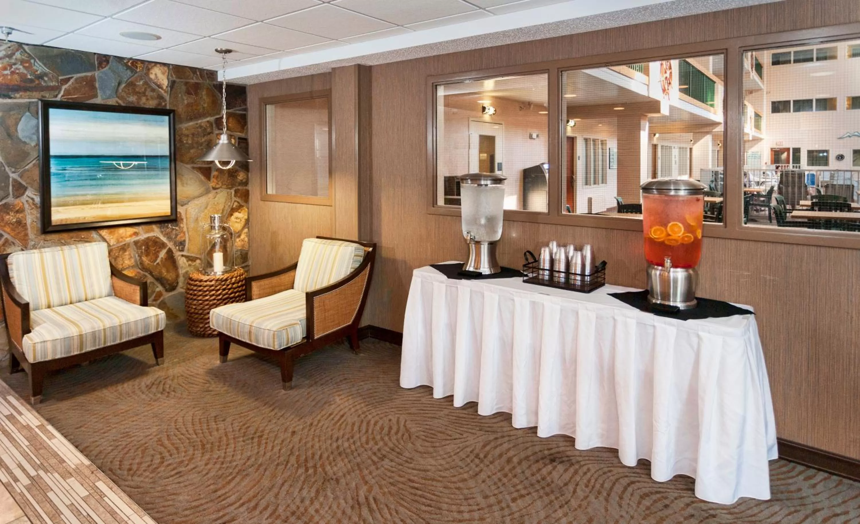 Lobby or reception in The Inn on Lake Superior