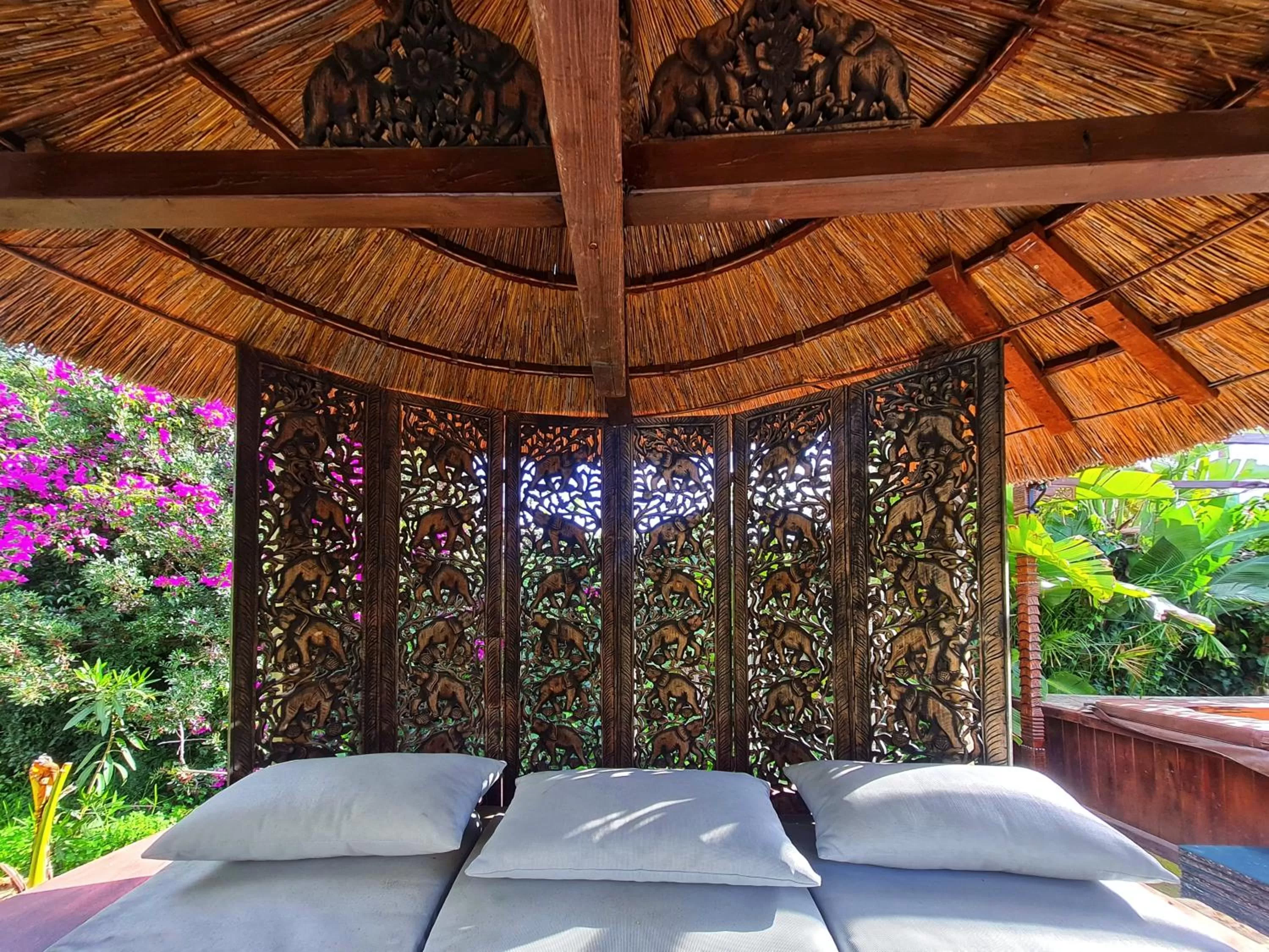 sunbed, Bed in Villa Paraiso - Naturism Optional Adults Only