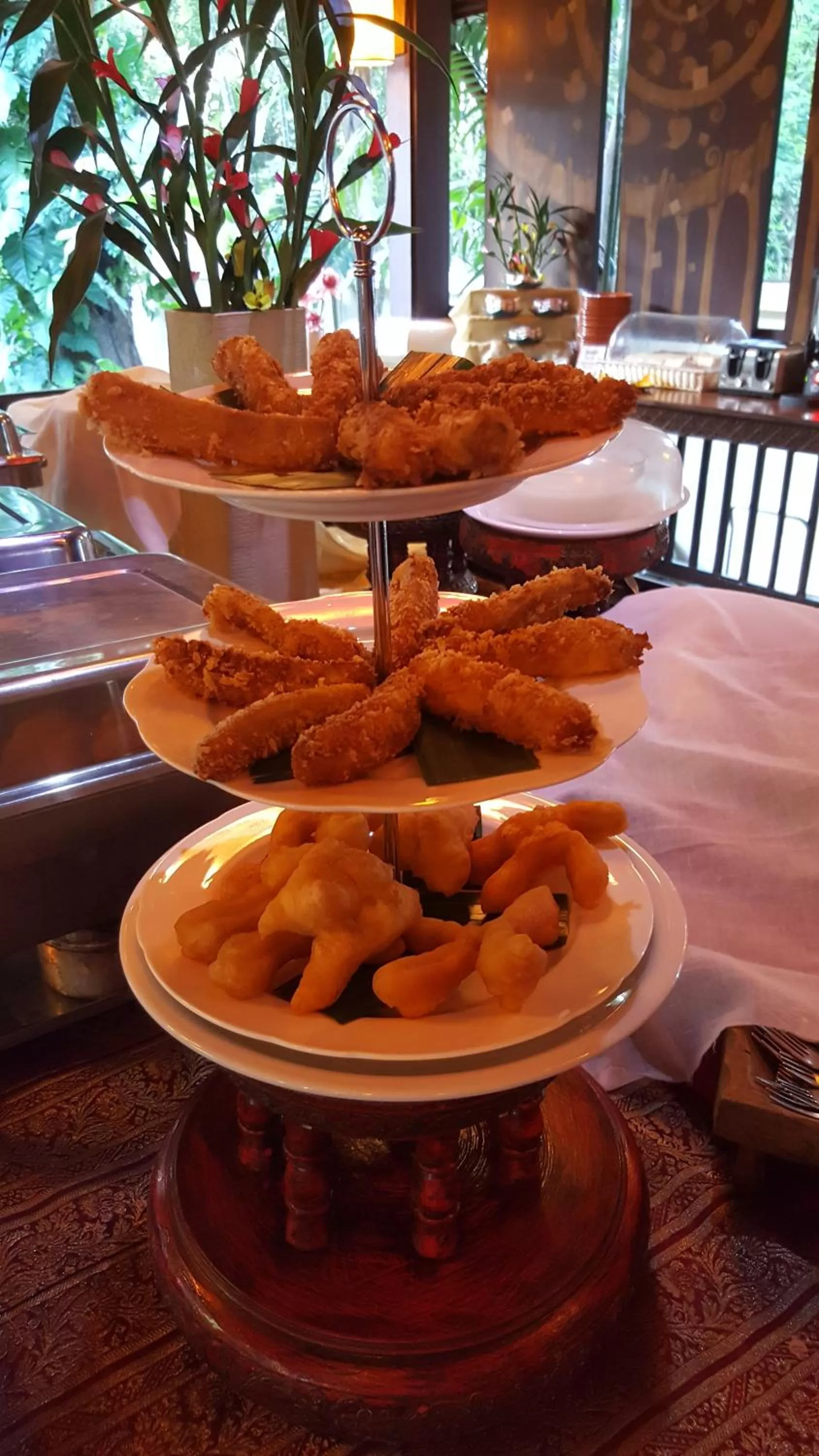 Buffet breakfast in Lanna Dusita Riverside Boutique Resort