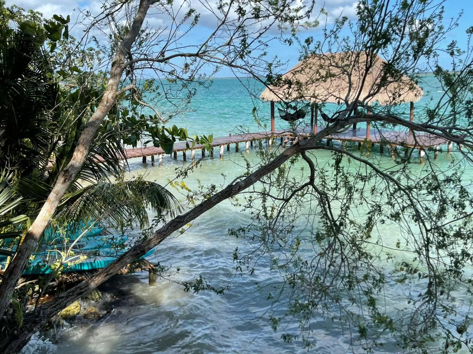 Natural landscape in Mi Kasa Tu Kasa Bacalar