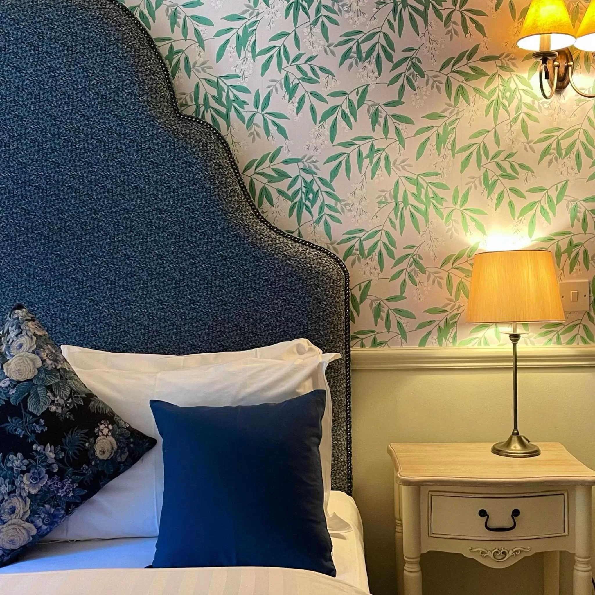 Bed in Holdsworth House Hotel