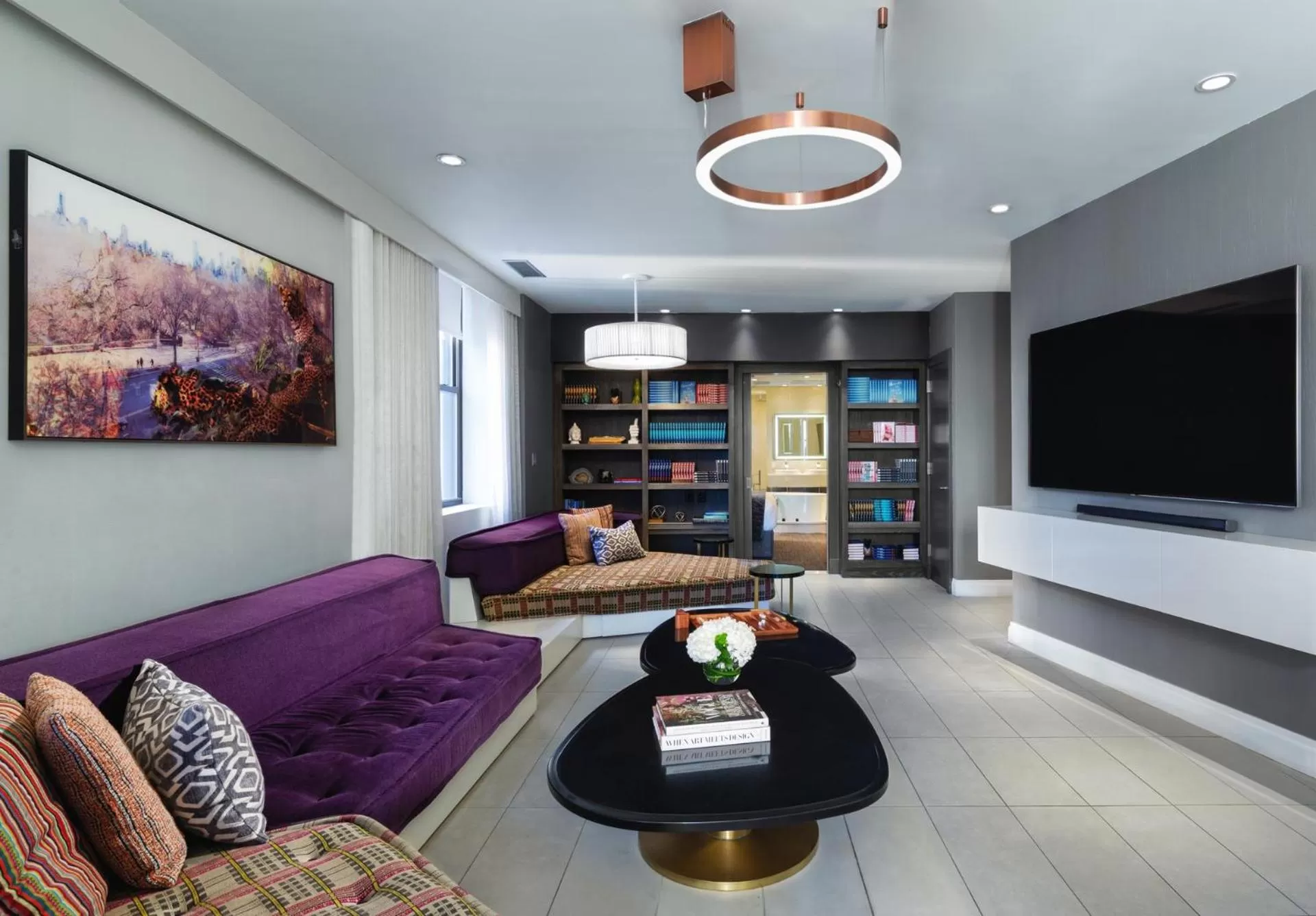 Living room in Dream Midtown, by Hyatt