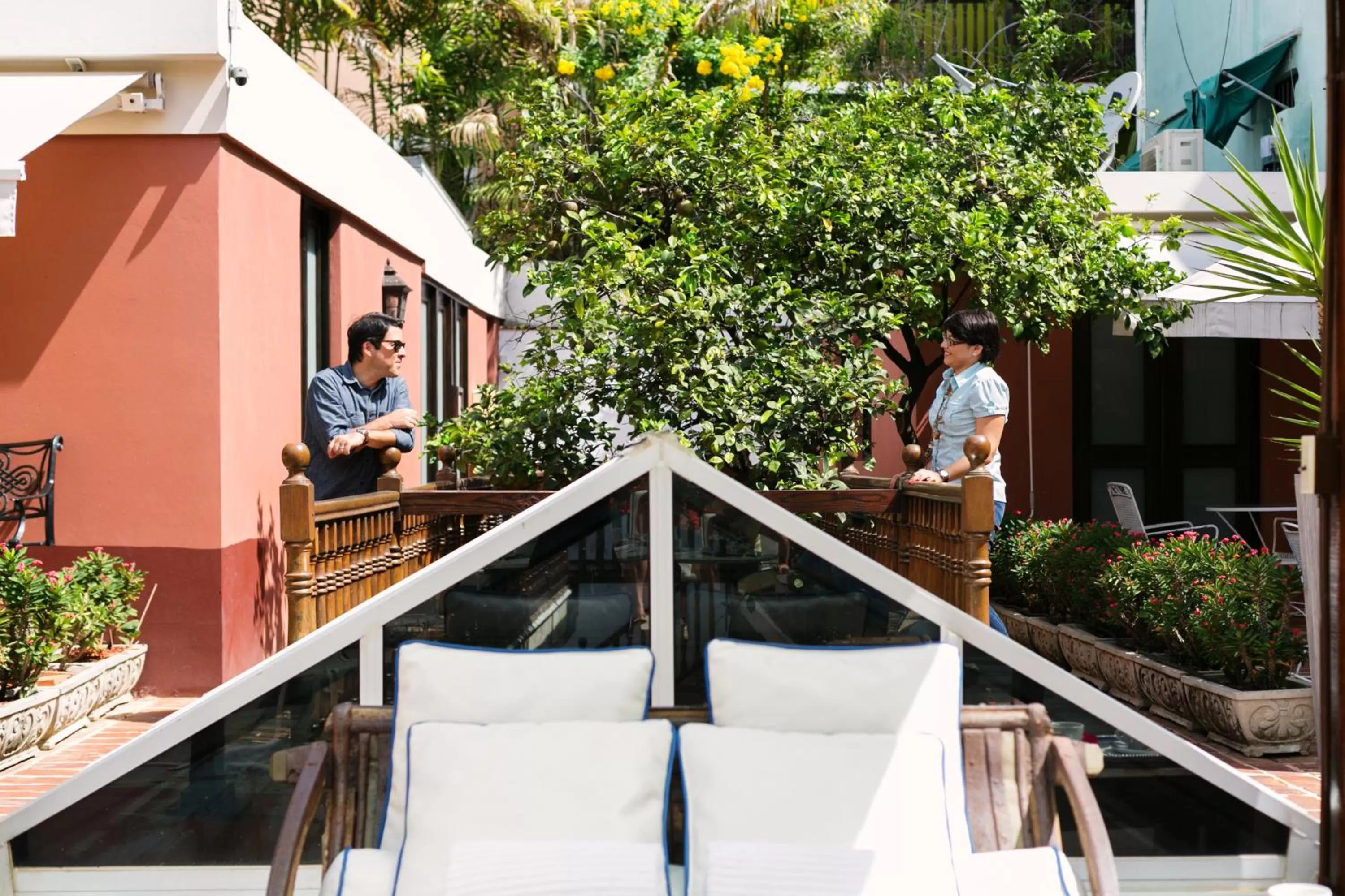 Balcony/Terrace in Villa Herencia Hotel