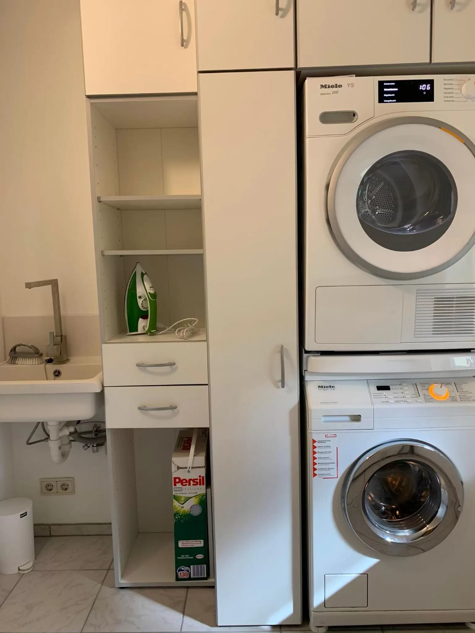 washing machine, Kitchen/Kitchenette in Park-Lodge Am Rohrbusch
