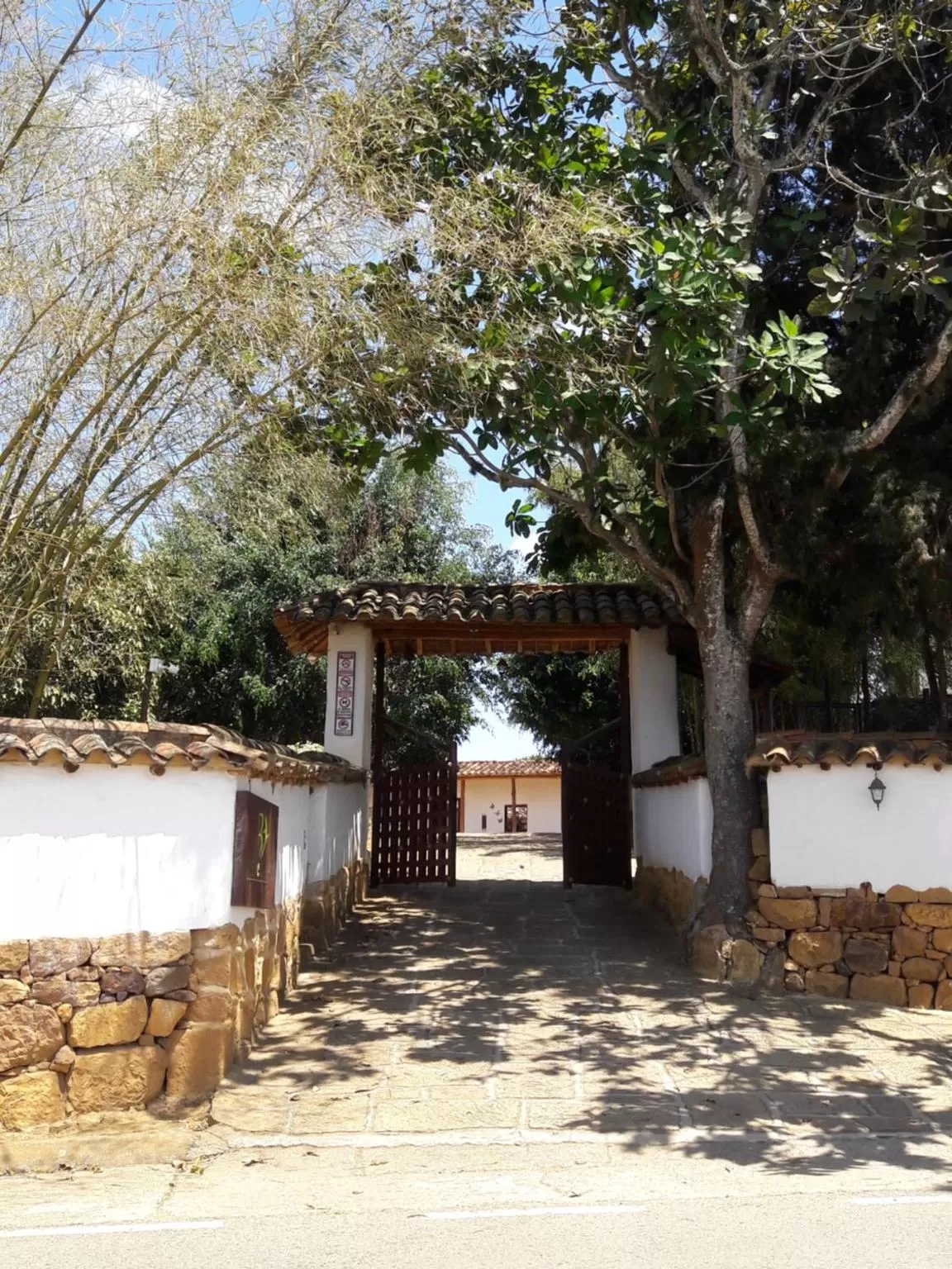 Facade/entrance in Hotel Buenosaires Barichara