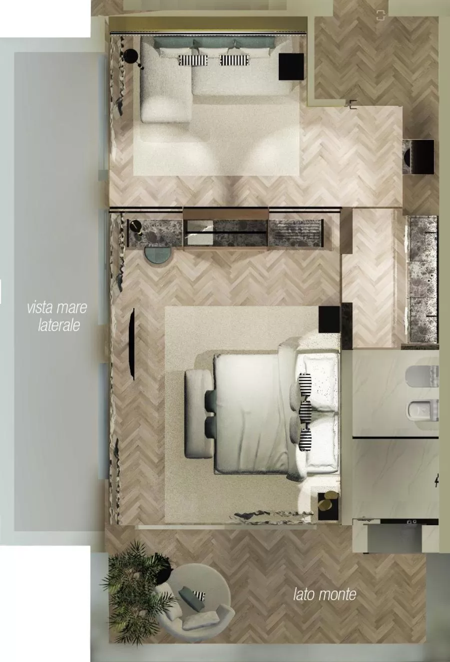 Floor plan in Hotel Ambasciatori