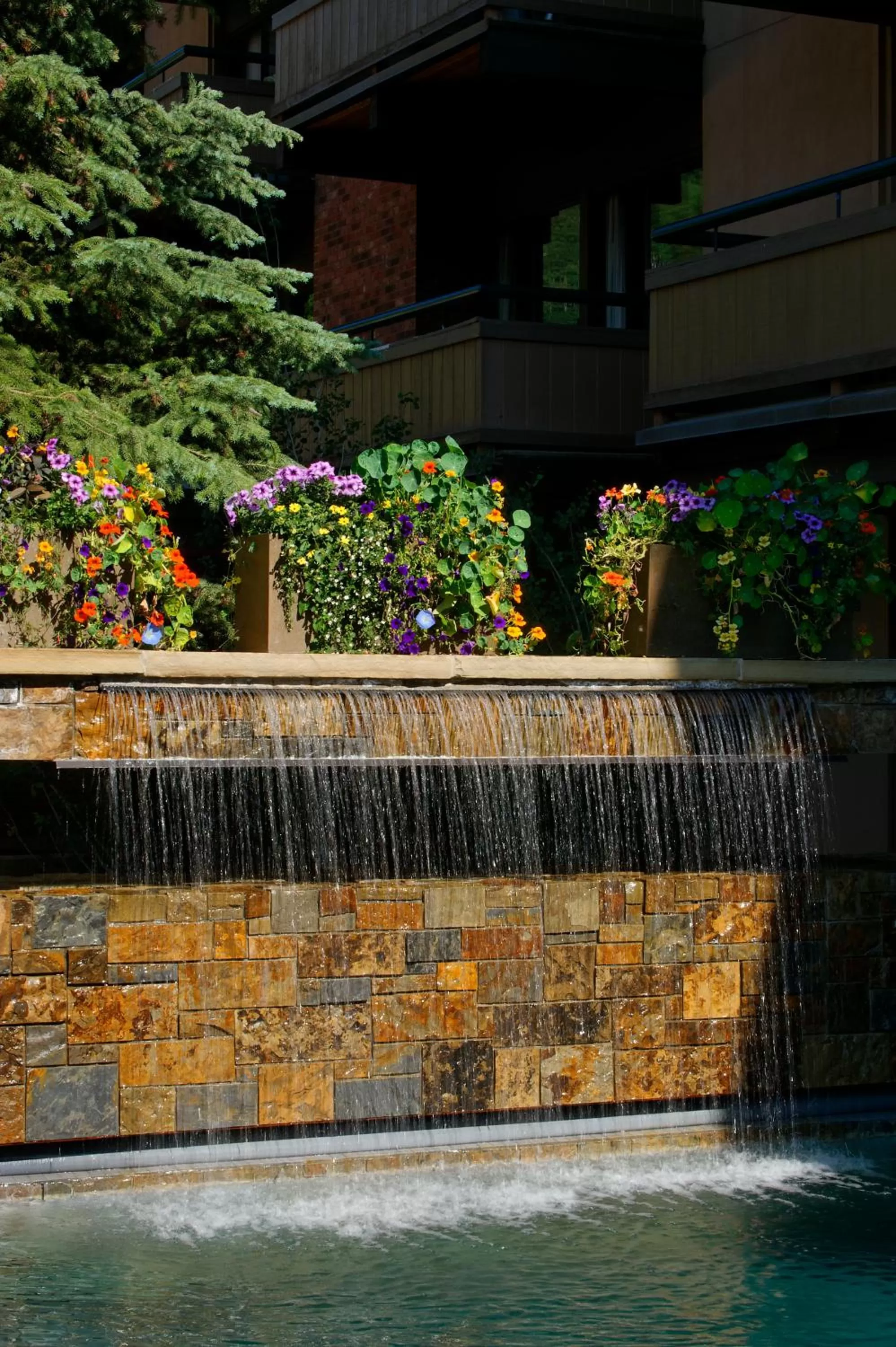 Patio in Aspen Square Condominium Hotel