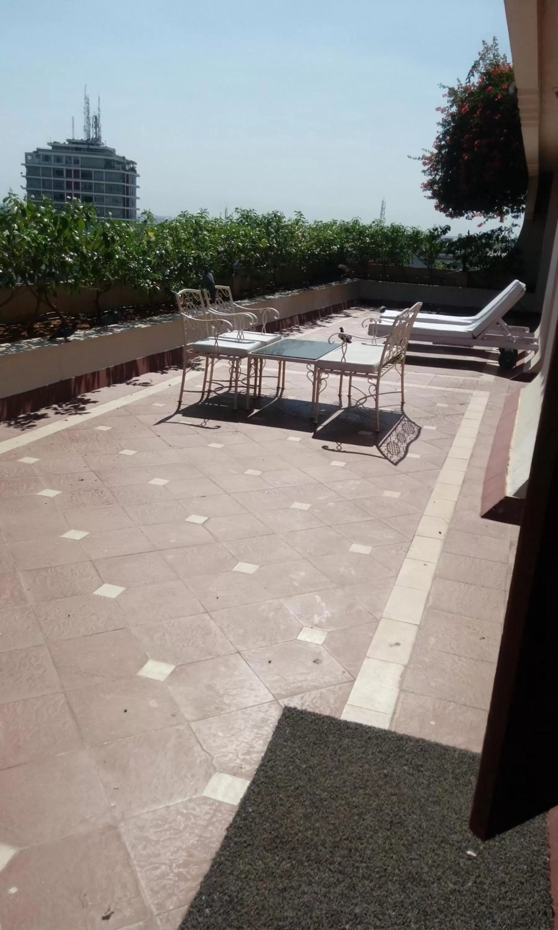 Patio in Taj Krishna