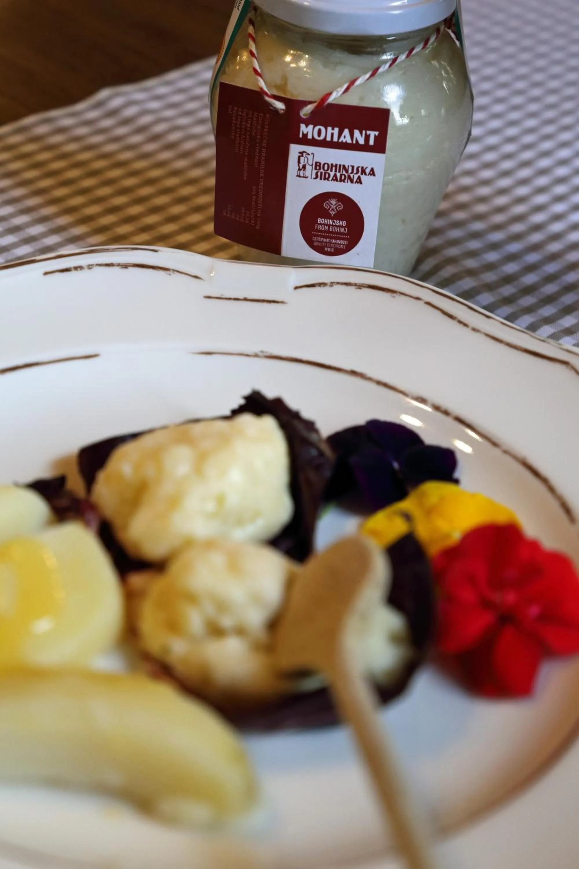 Food close-up in Hotel Tripič, restaurant and pizzeria