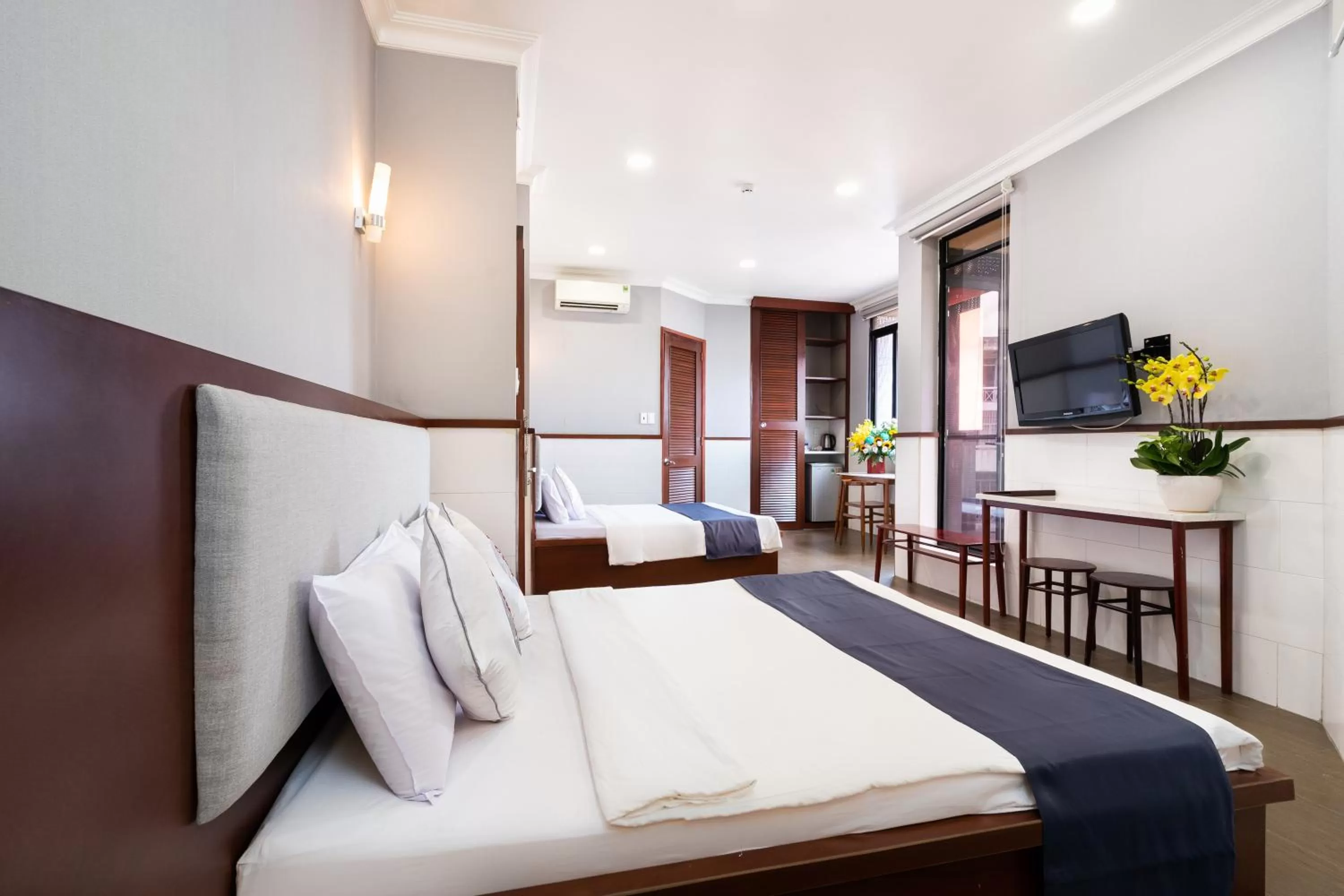 Bed in Văn Hoa Hotel