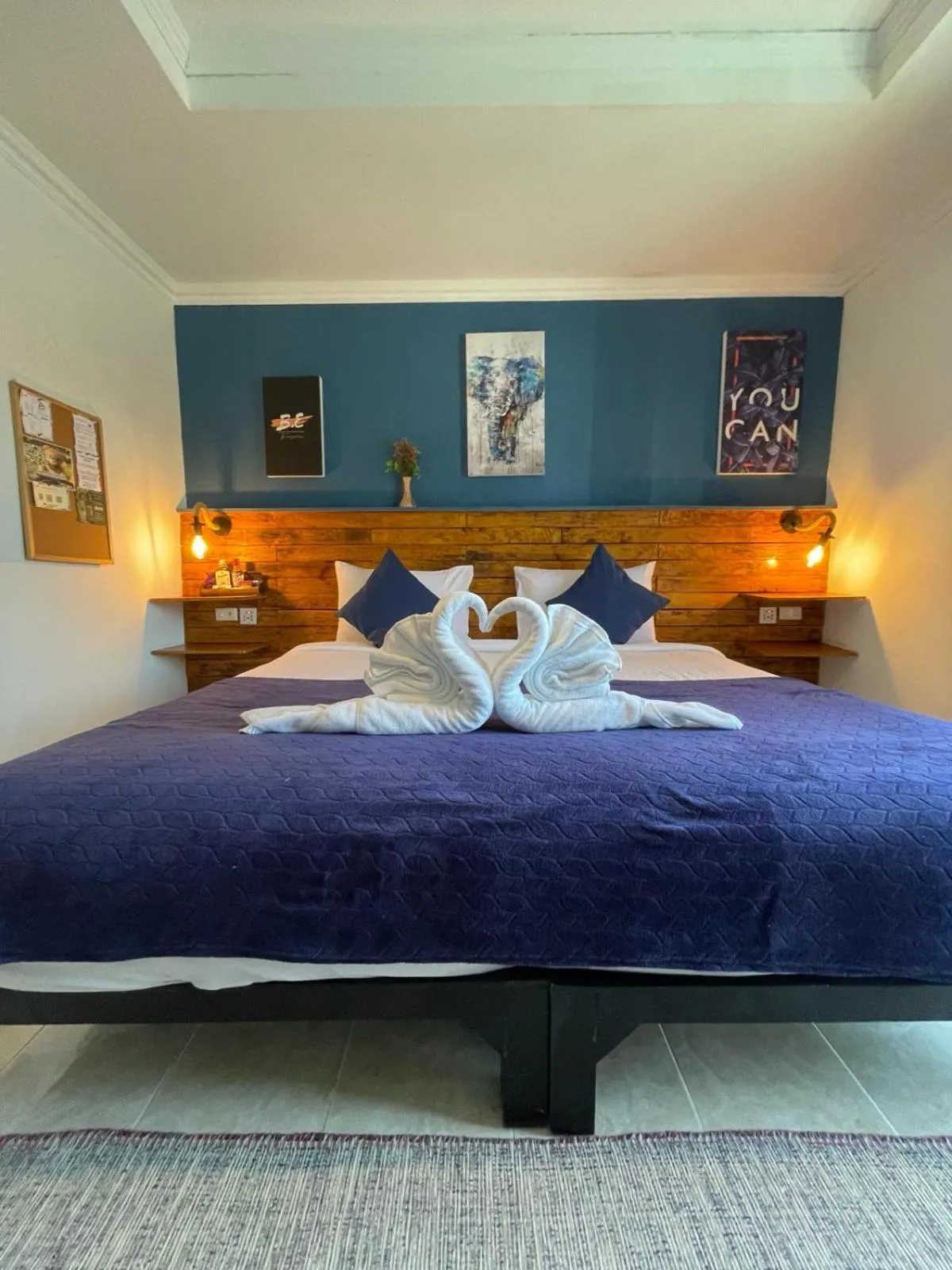 Bed in BH Baan Paradise Hotel Patong