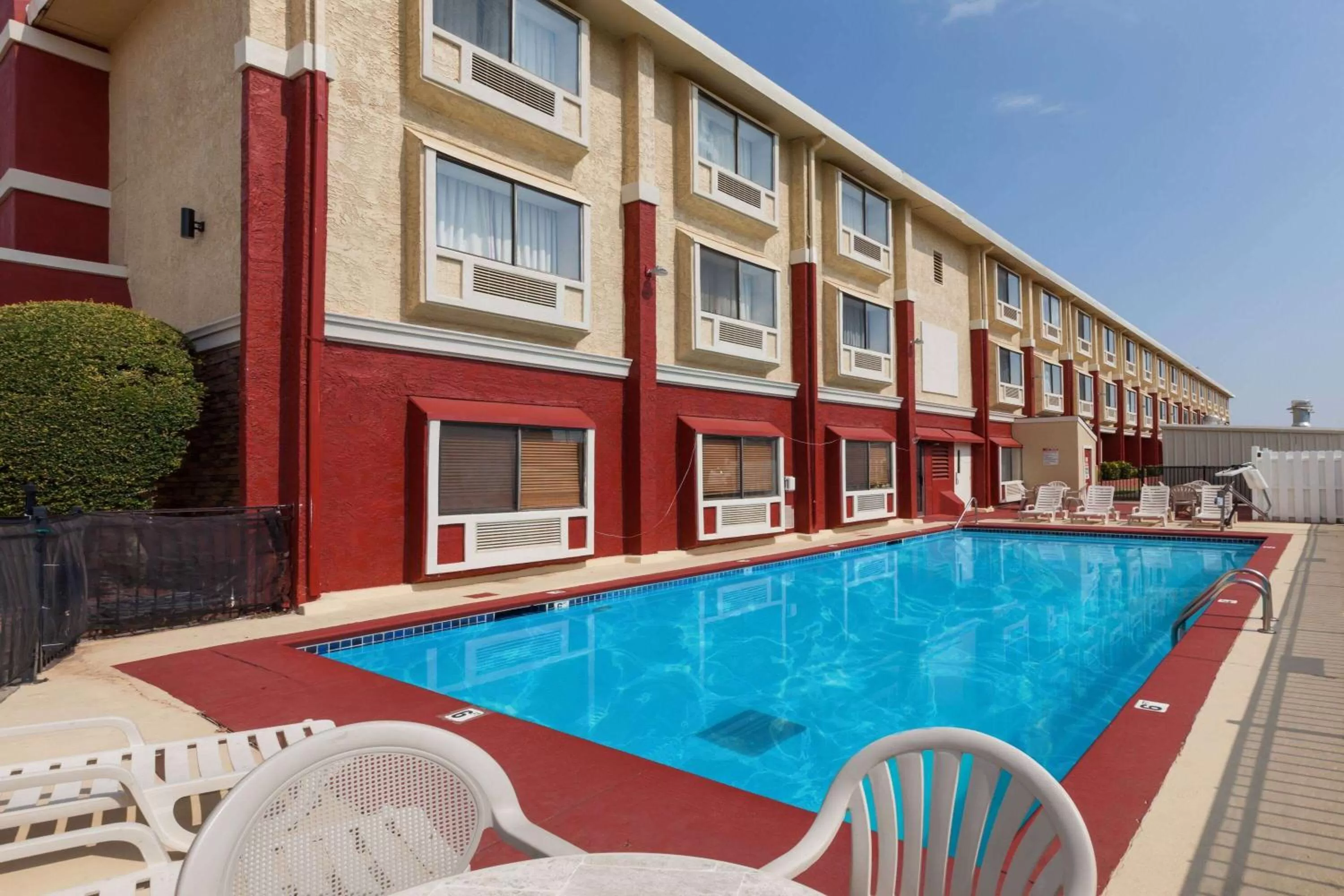 Pool view in Ramada by Wyndham Oklahoma City Airport North