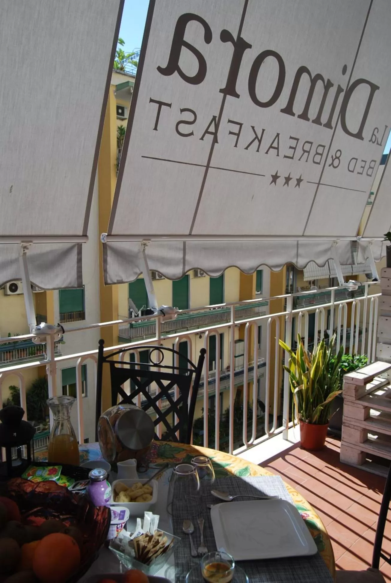 Balcony/Terrace in La Dimora