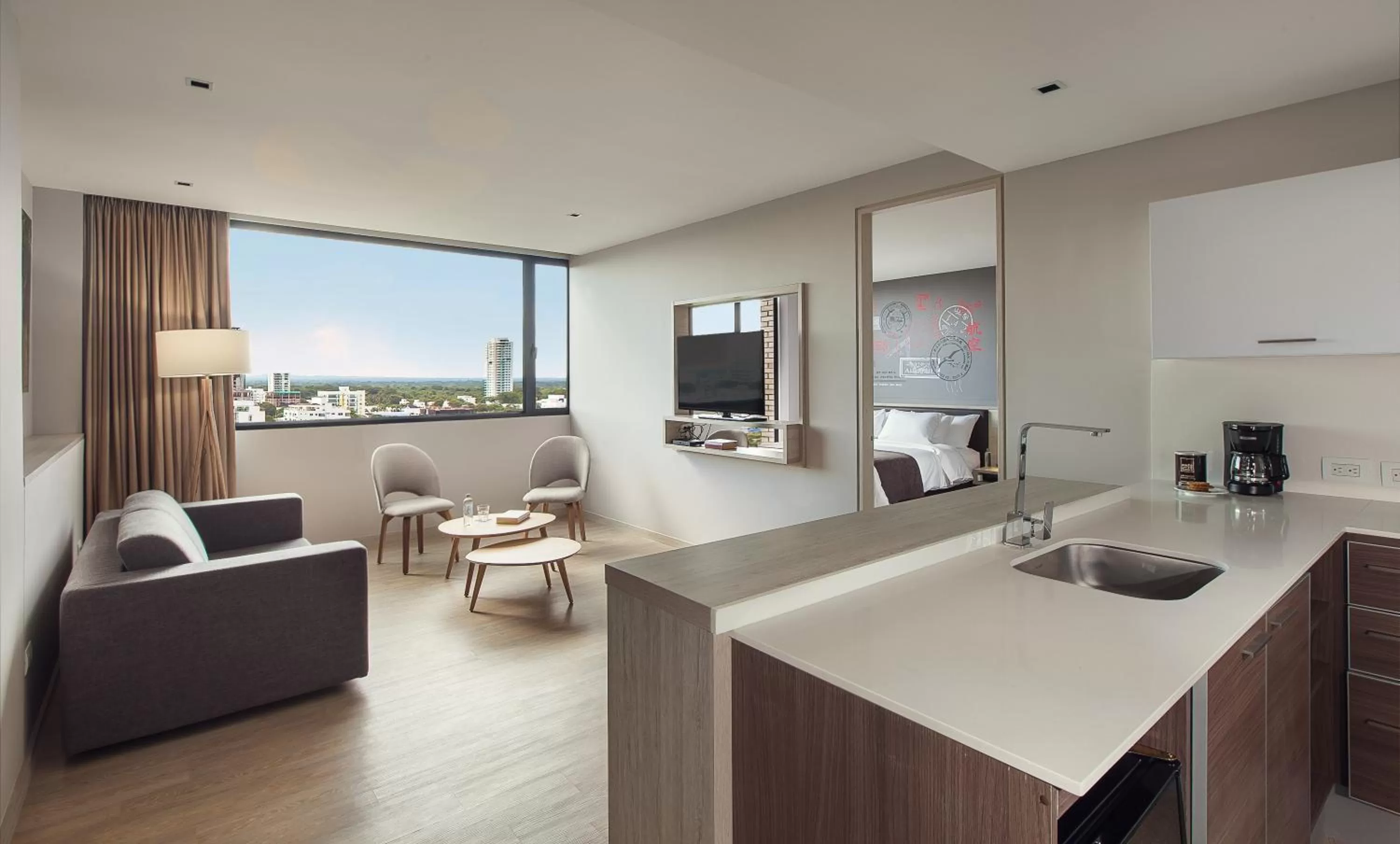 Kitchen or kitchenette in Hotel Sites Montería