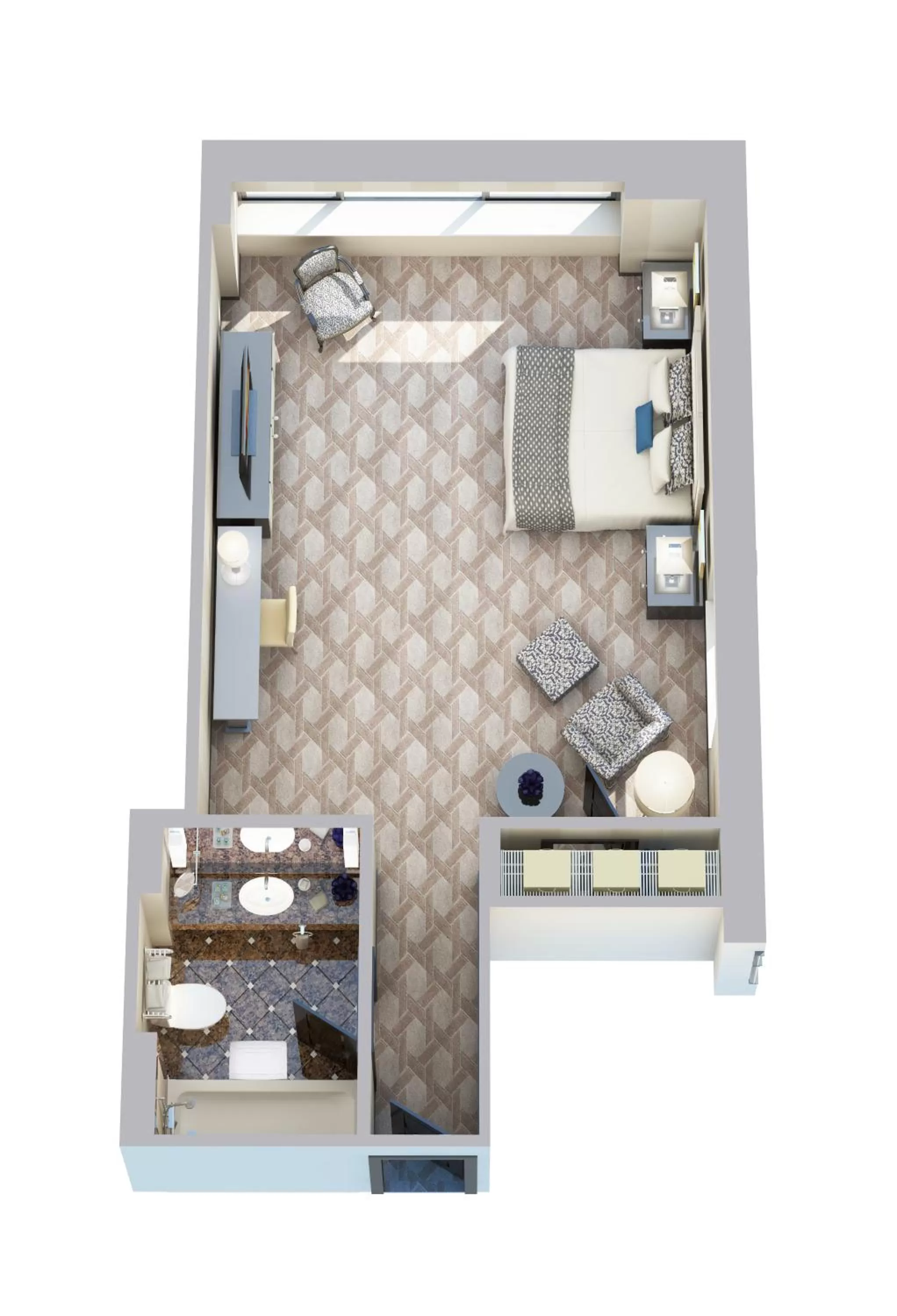 Floor plan in Lotte New York Palace