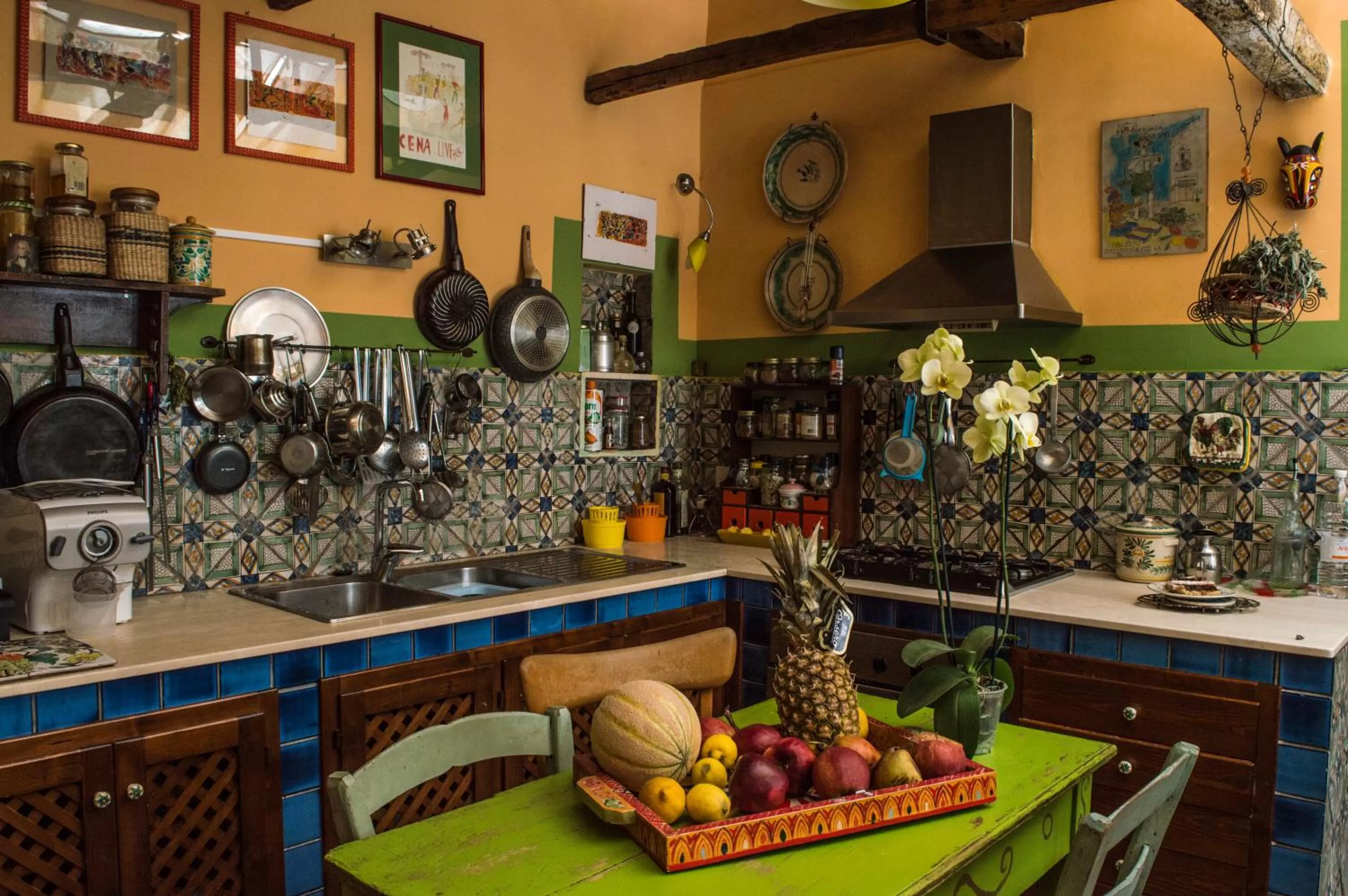 Food and drinks in La dimora del genio