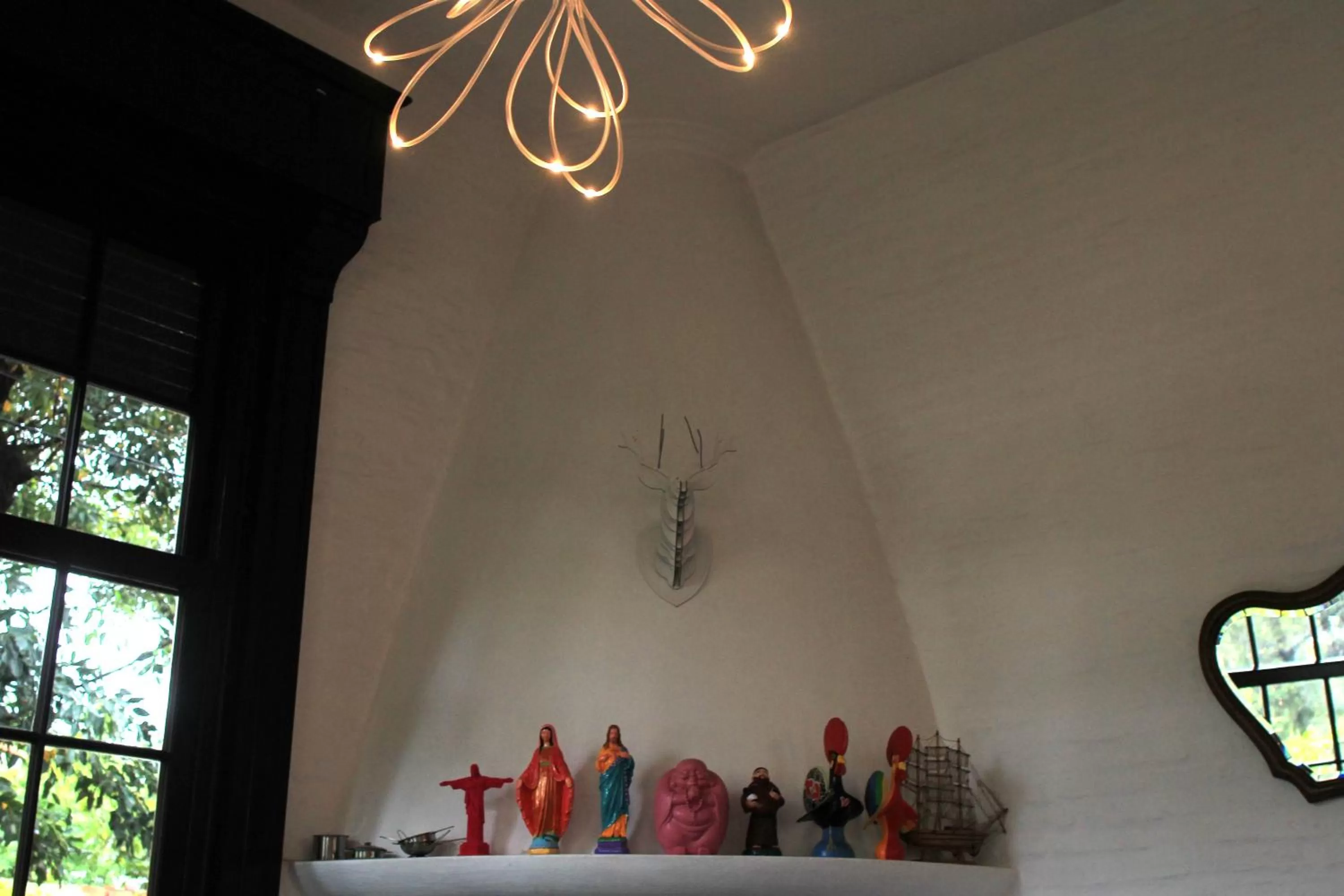 Lobby or reception in Santoral Restaurante y Posada Pet Friendly