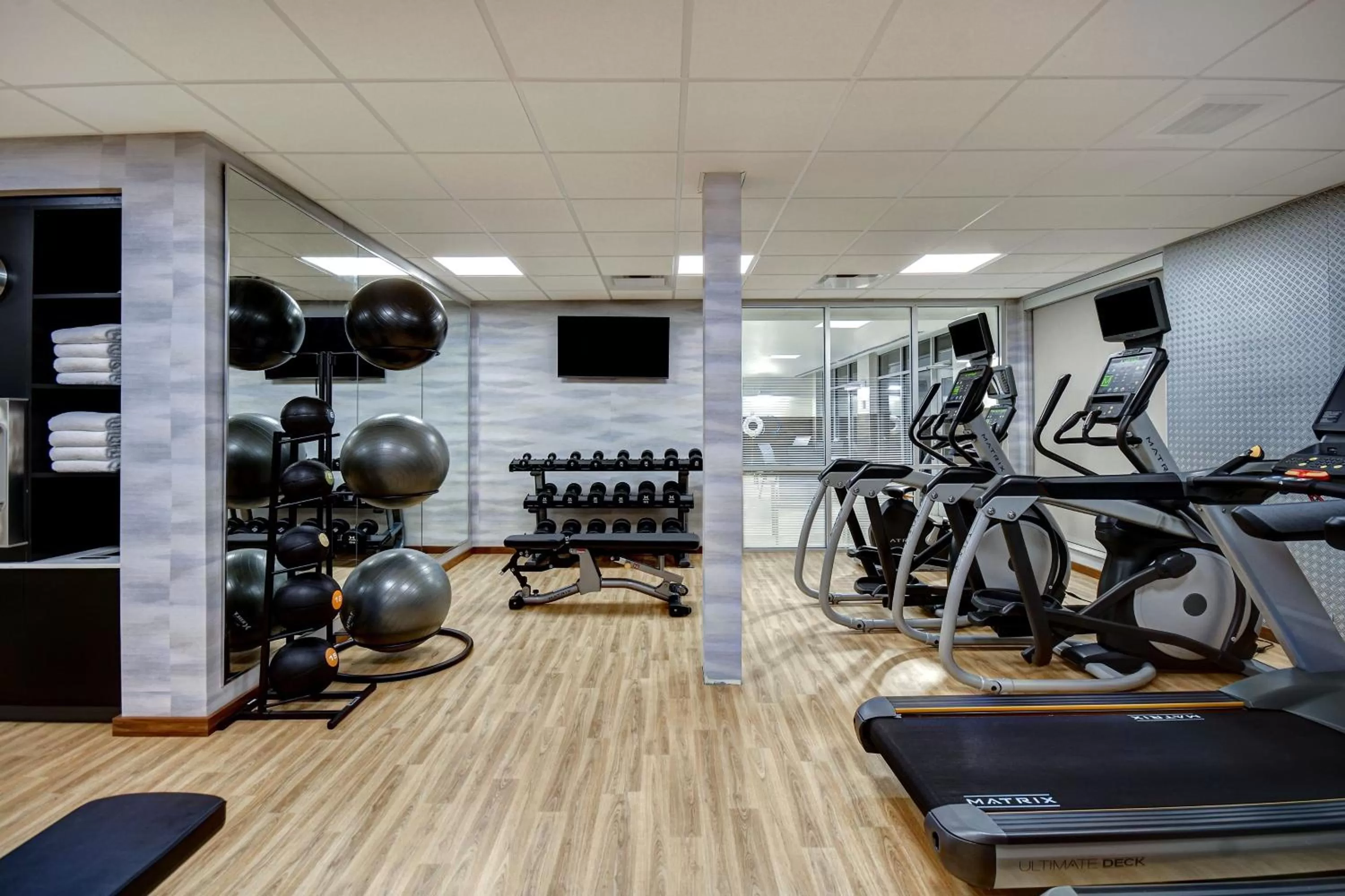 Fitness centre/facilities in Fairfield by Marriott Inn & Suites Grand Rapids Wyoming