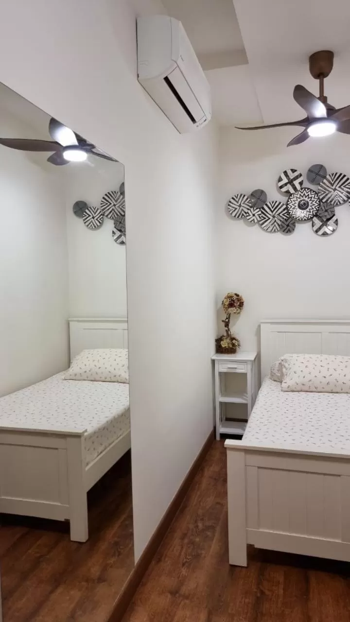 Bed in Arte Mont Kiara Hotel Suite