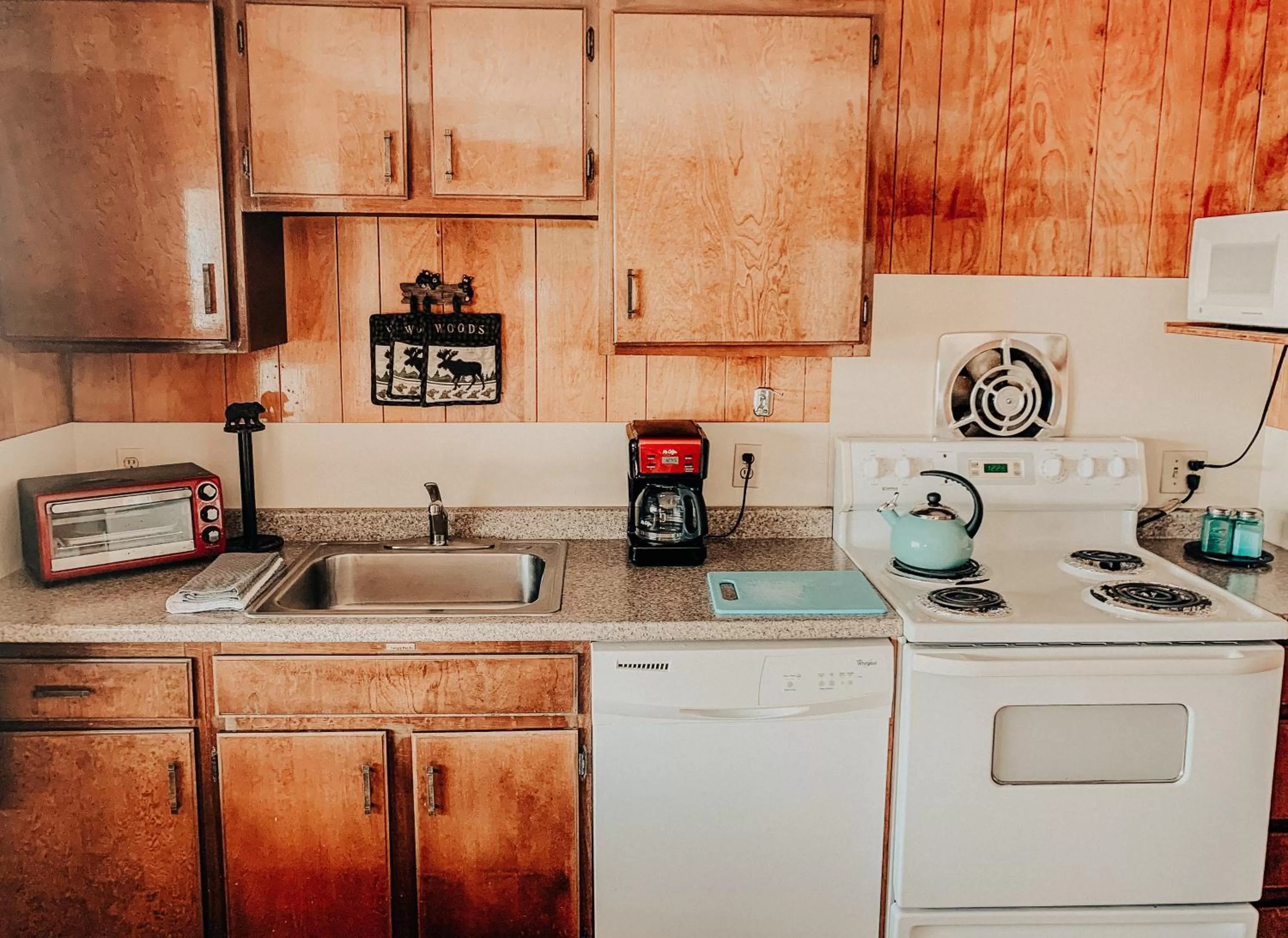kitchen in Rangeley Town & Lake