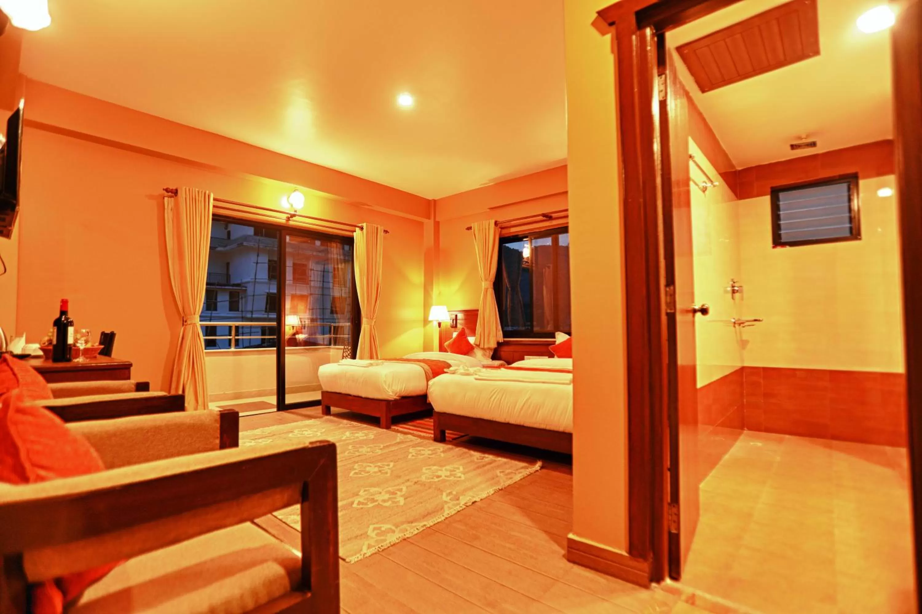 Bed in Hotel The Clock