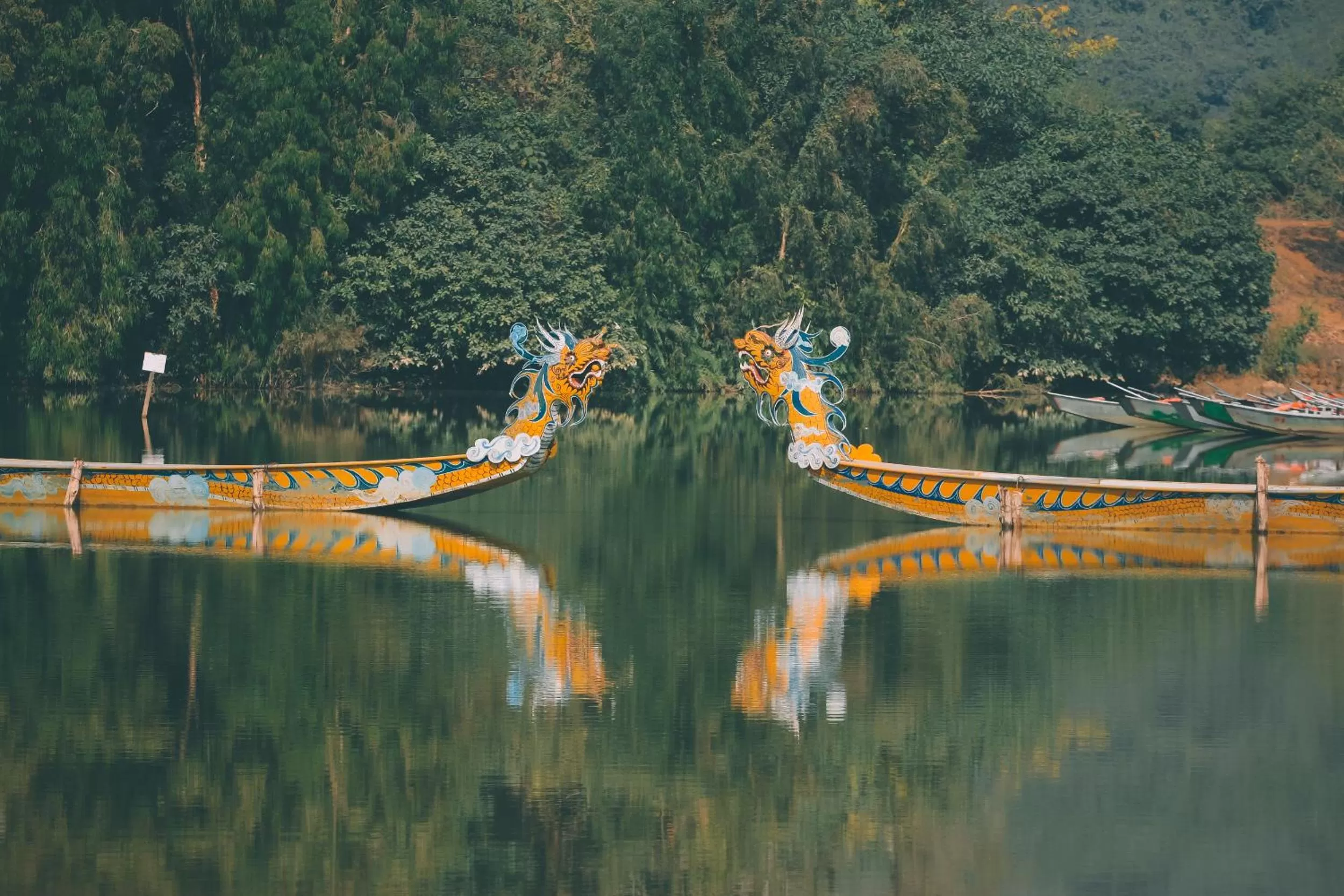 Natural landscape in Thung Nham Resort