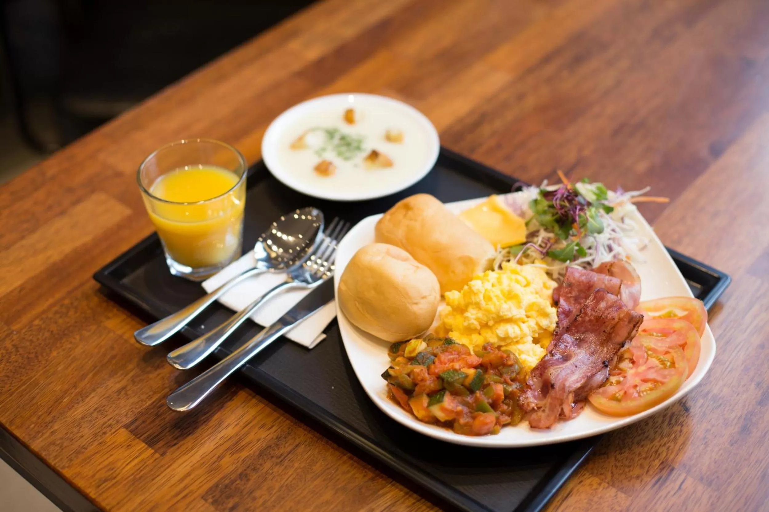 Food close-up in GnB Hotel