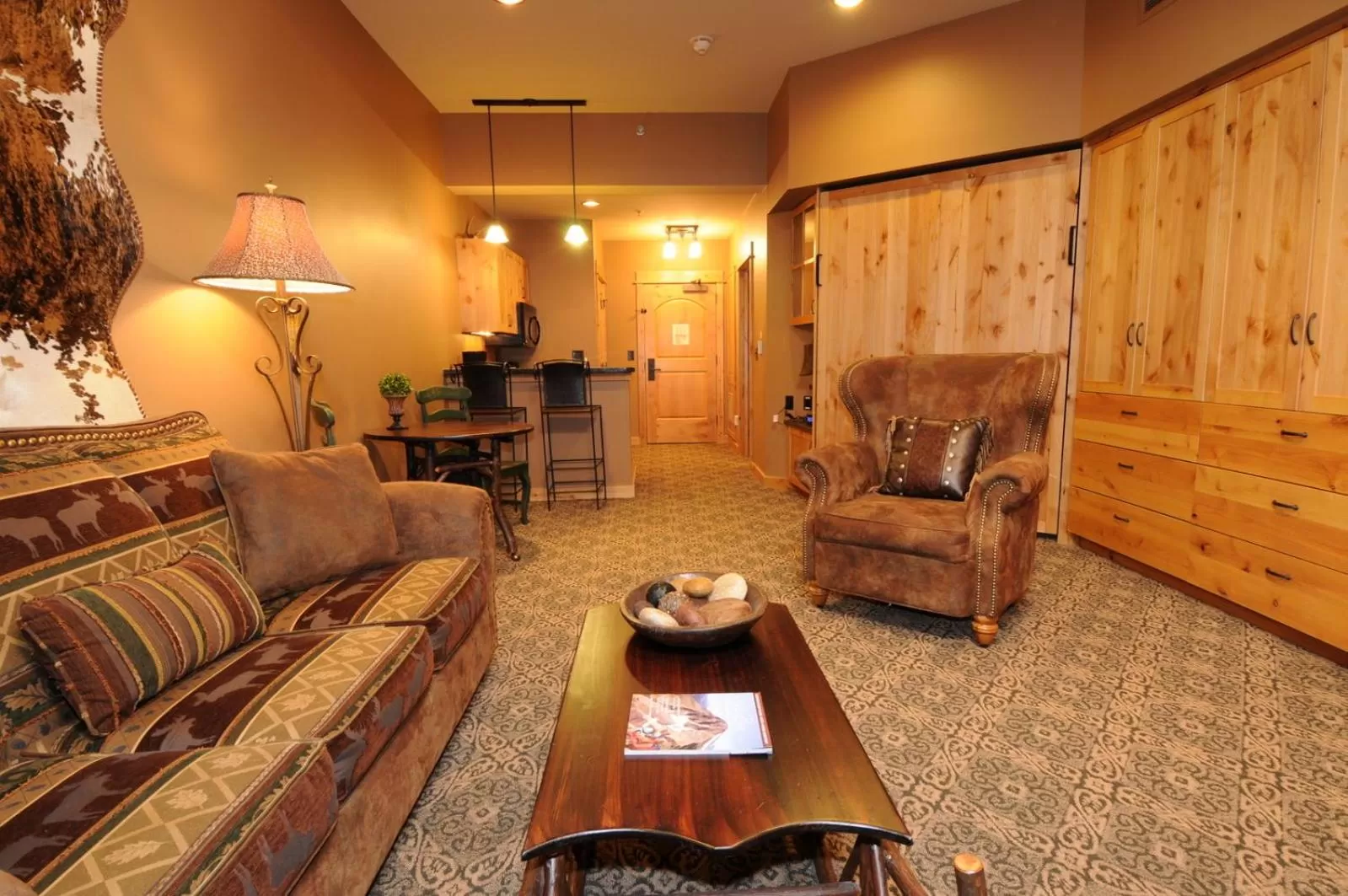 Seating area in Big Sky Resort Village Center