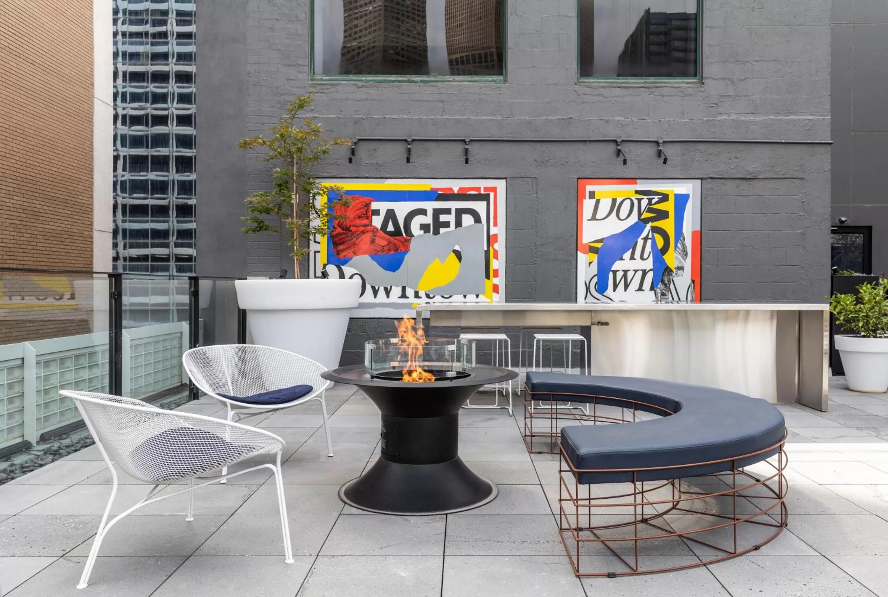 Patio in Lancemore Crossley St. Melbourne